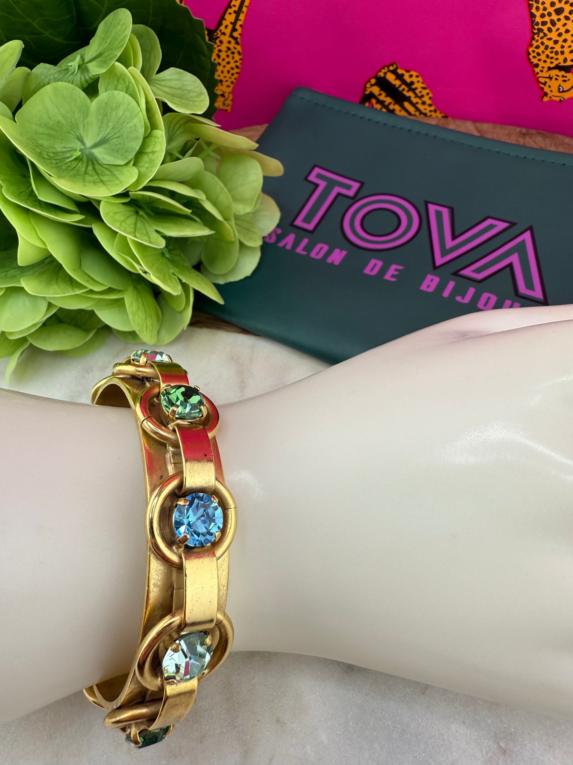 TOVA Henley Cuff In Sea Mix