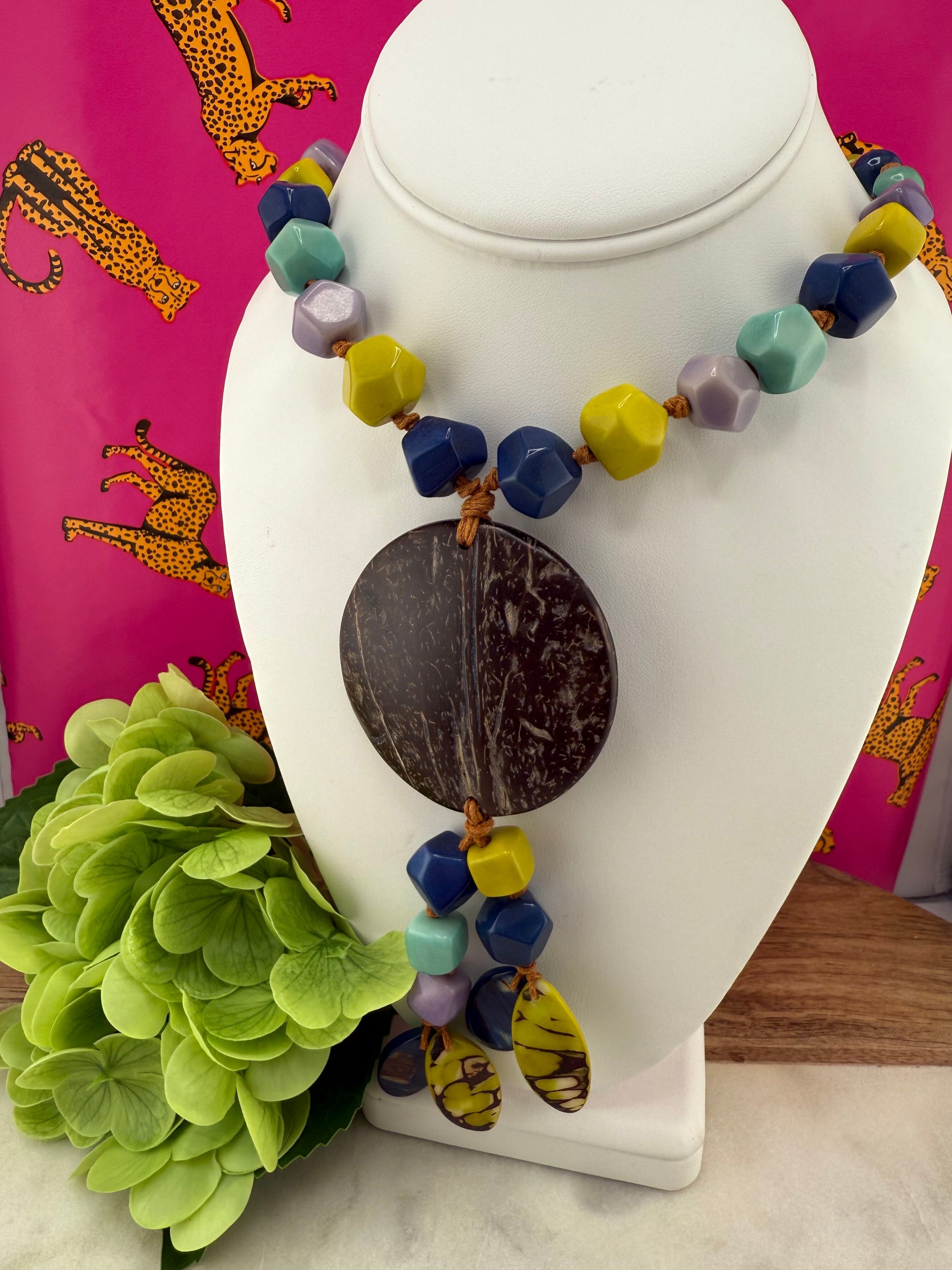 TA Bora Necklace Royal Blue Combo