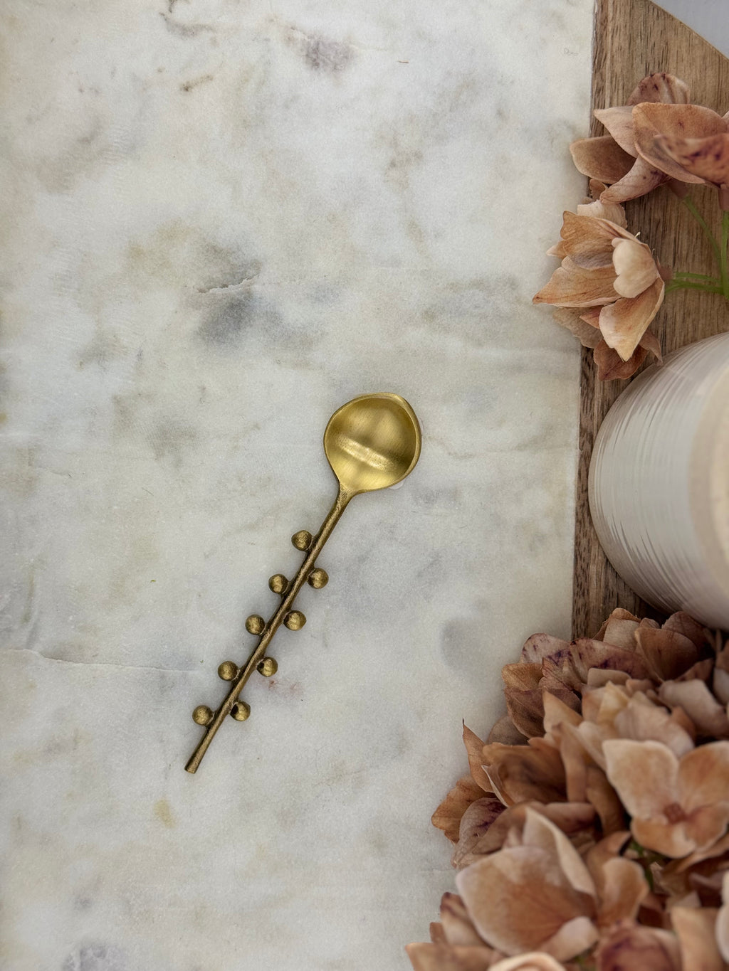 CC Brass Flower Spoons