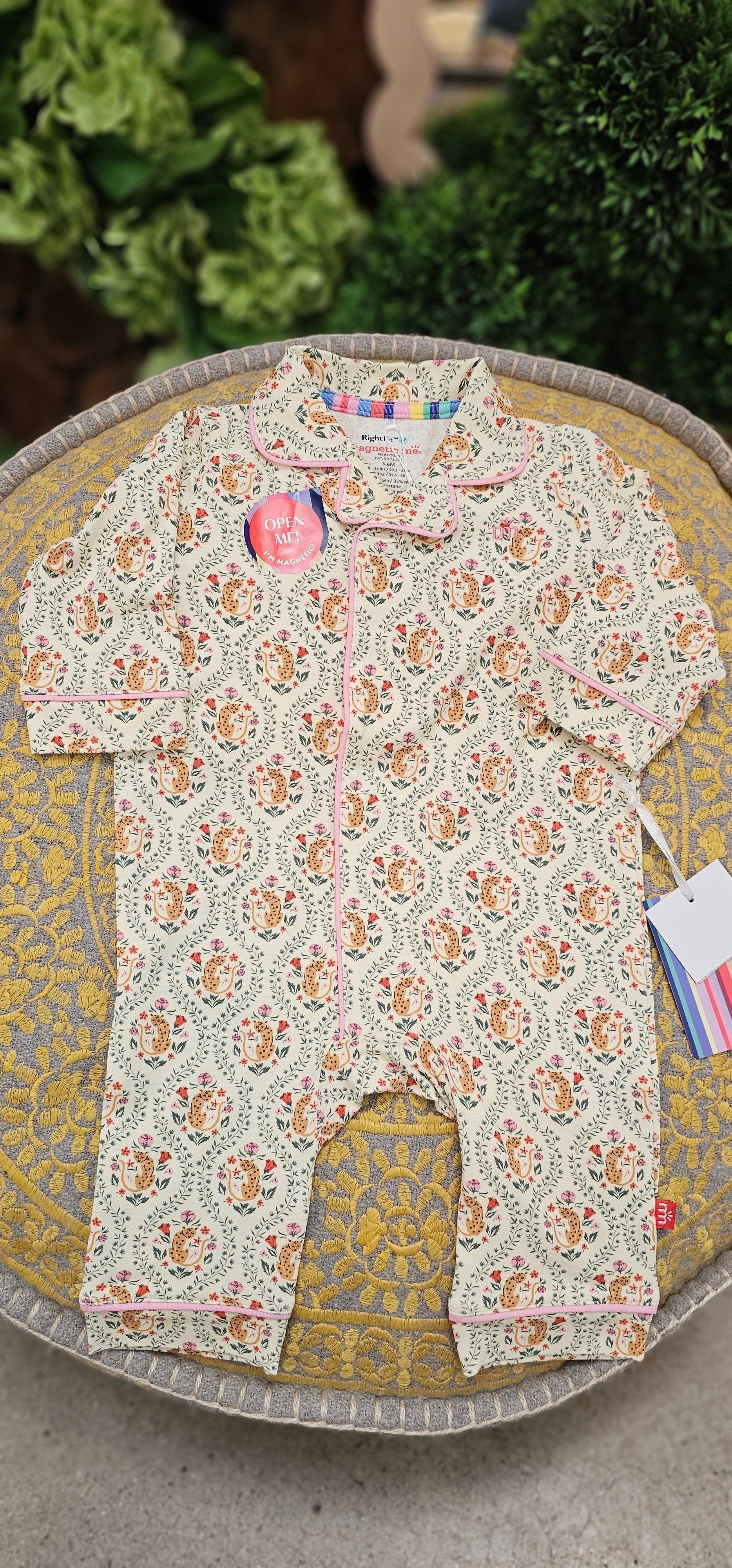 MM Fleur Sauvage Infant Pant Romper