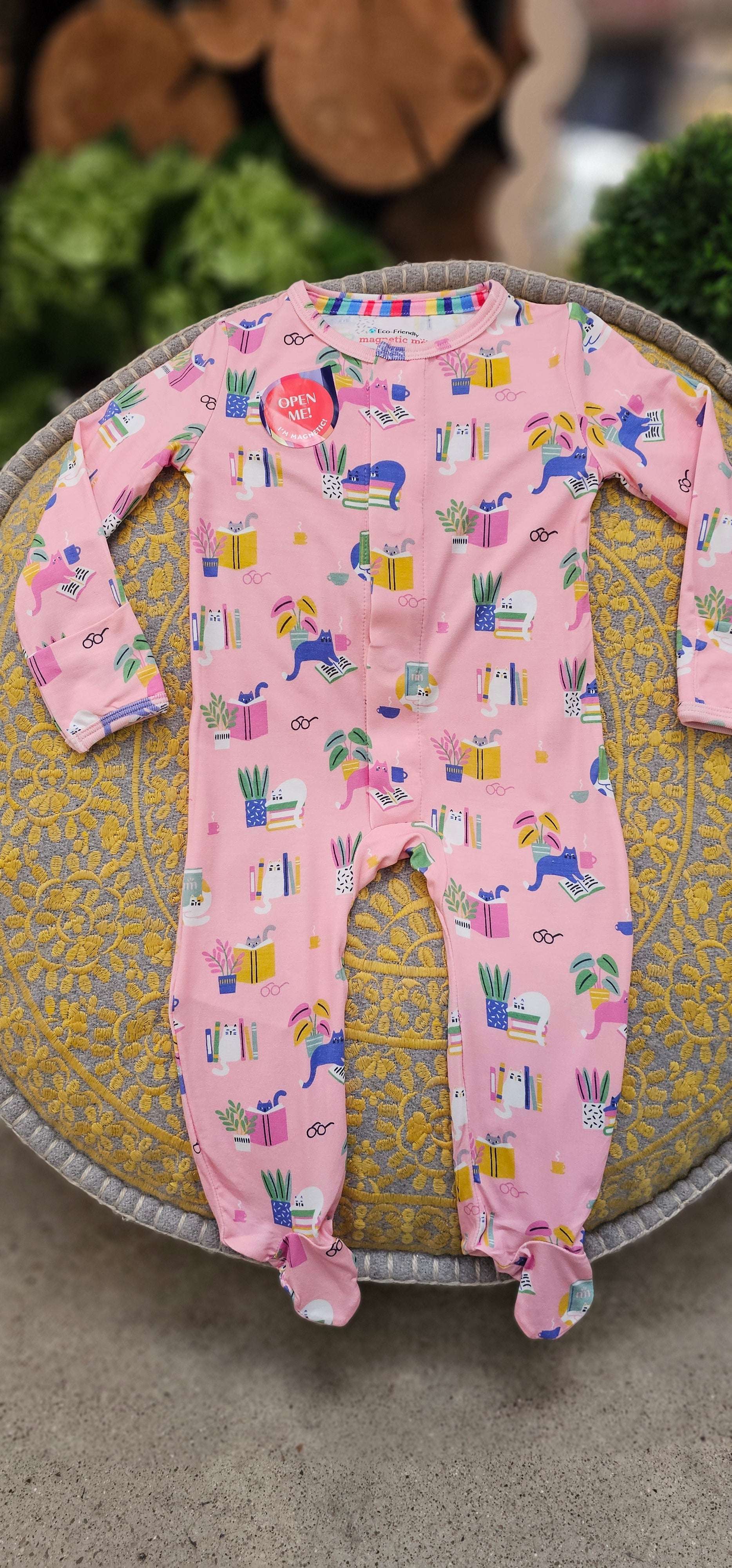 MM Cat Footie Pajamas