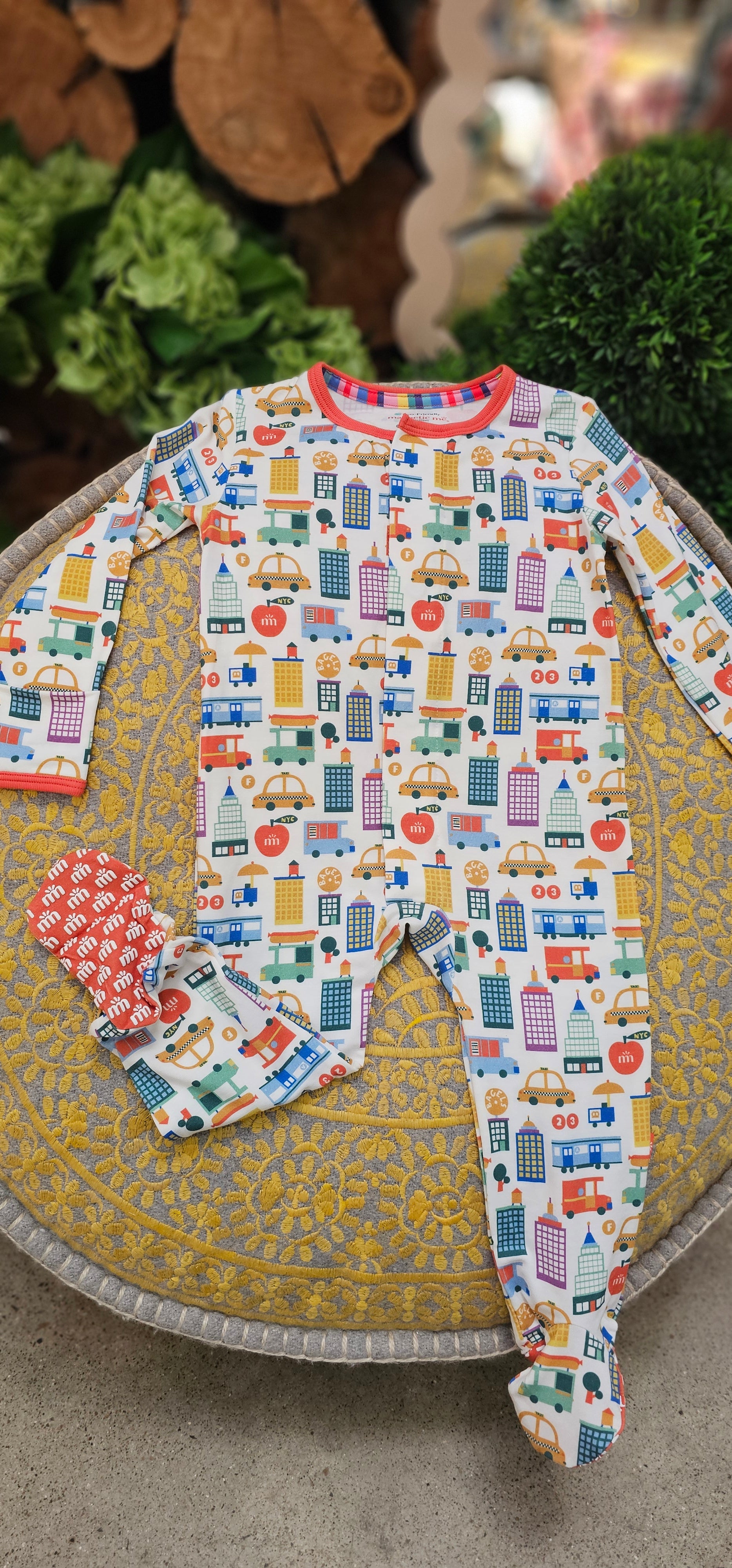 MM NYCS Modal Footie Pajamas