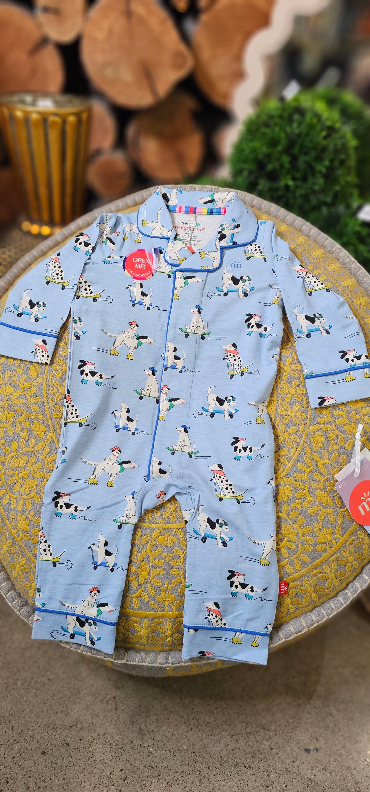 MM Ruff Riders Baby Romper