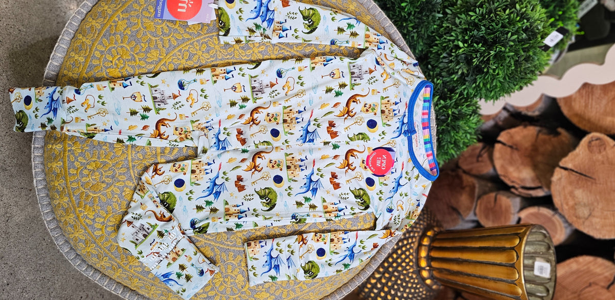 MM Dragon Tails Modal Baby Coverall