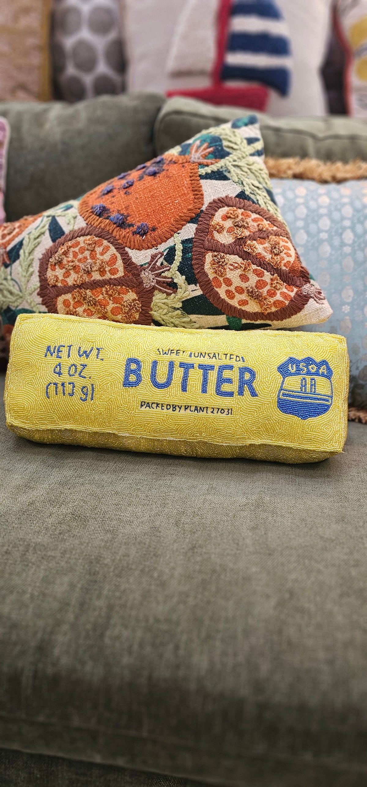 SAC Butter Beaded Pillow