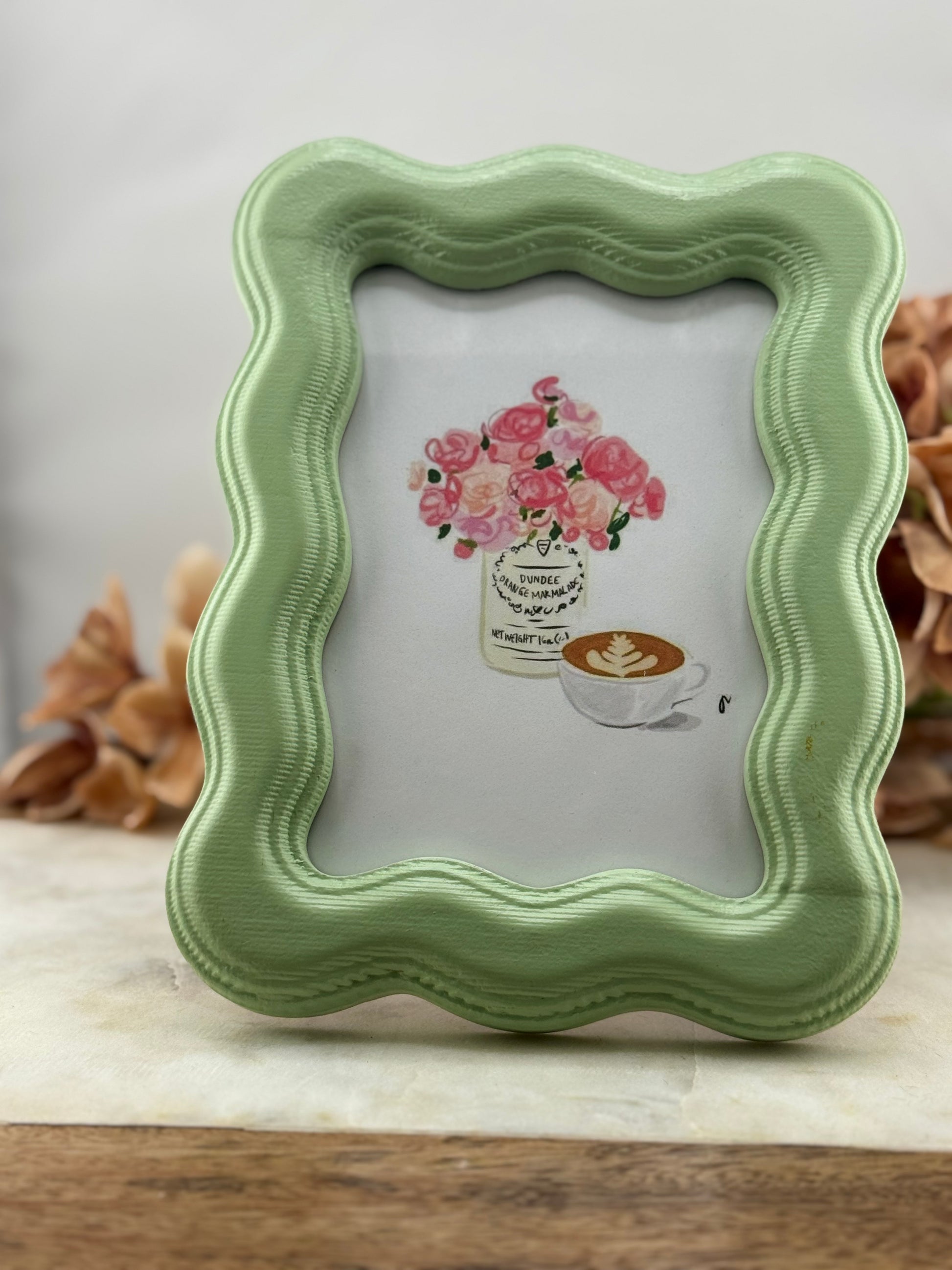 TC Wavy Wood Frame