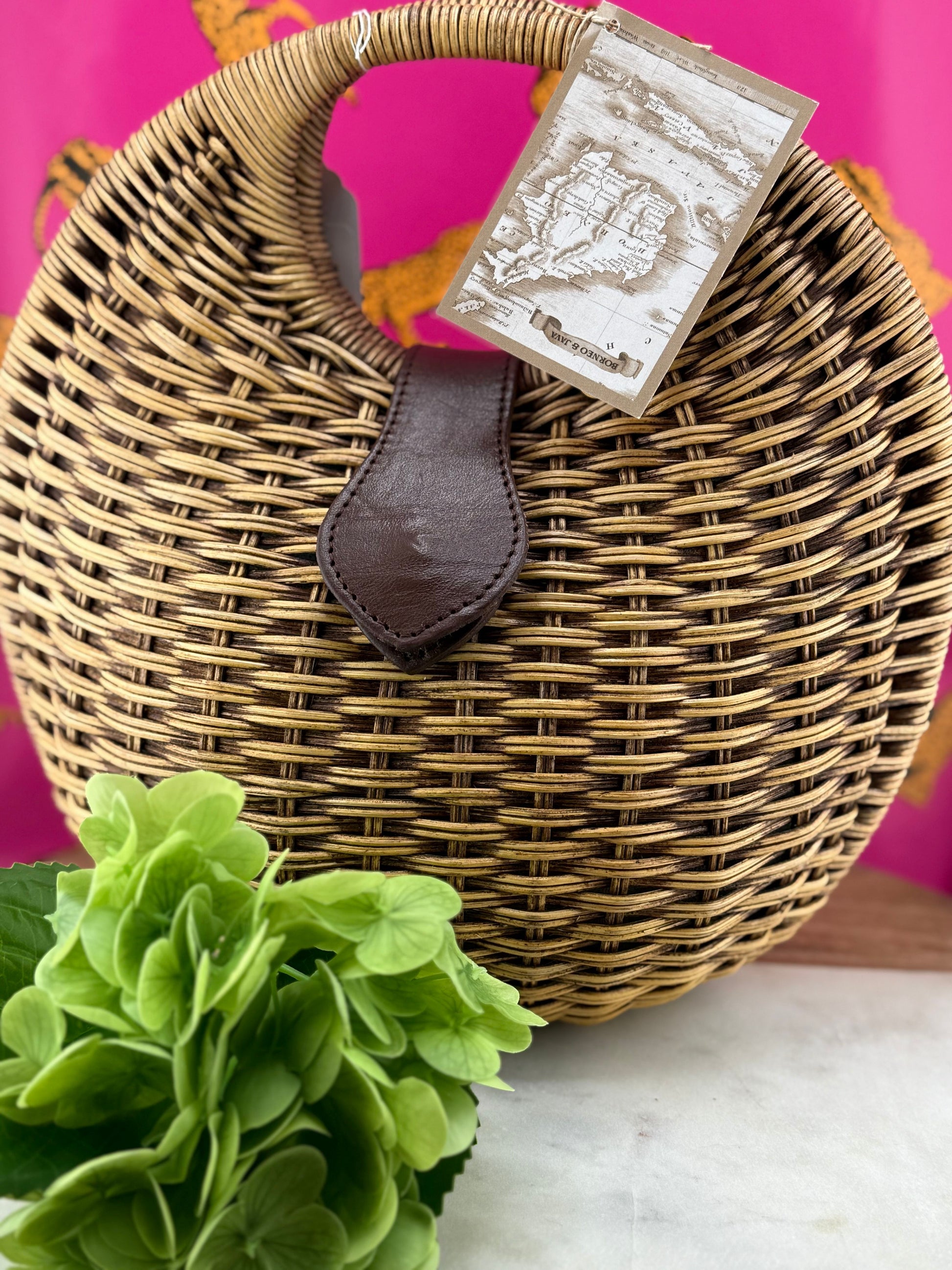 WR Rattan Orb Handbag