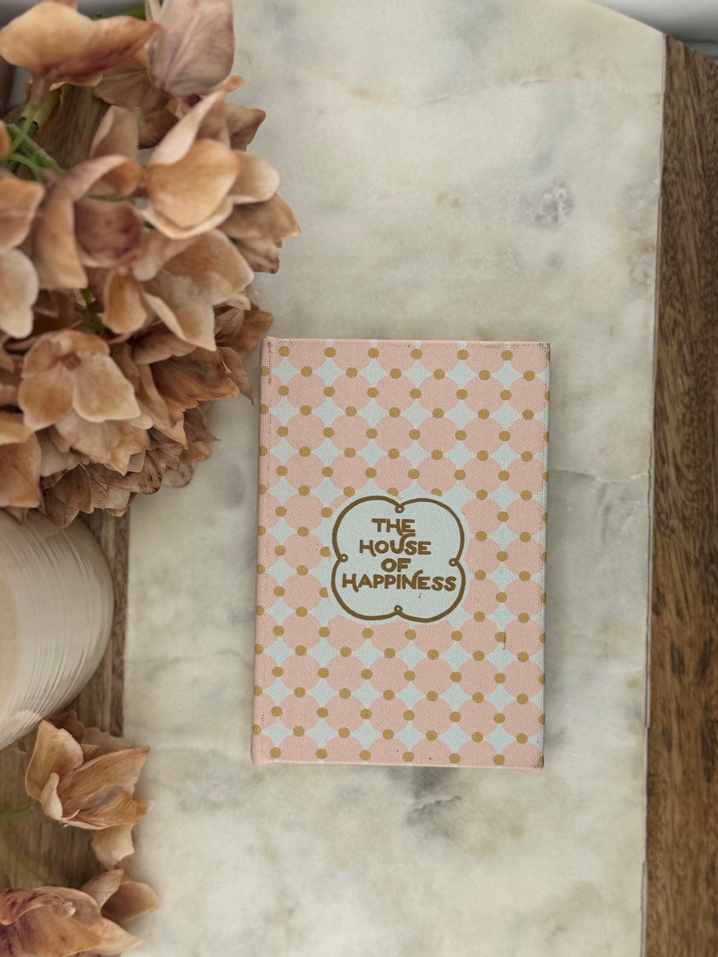House of Happiness Canvas Book Storage Box