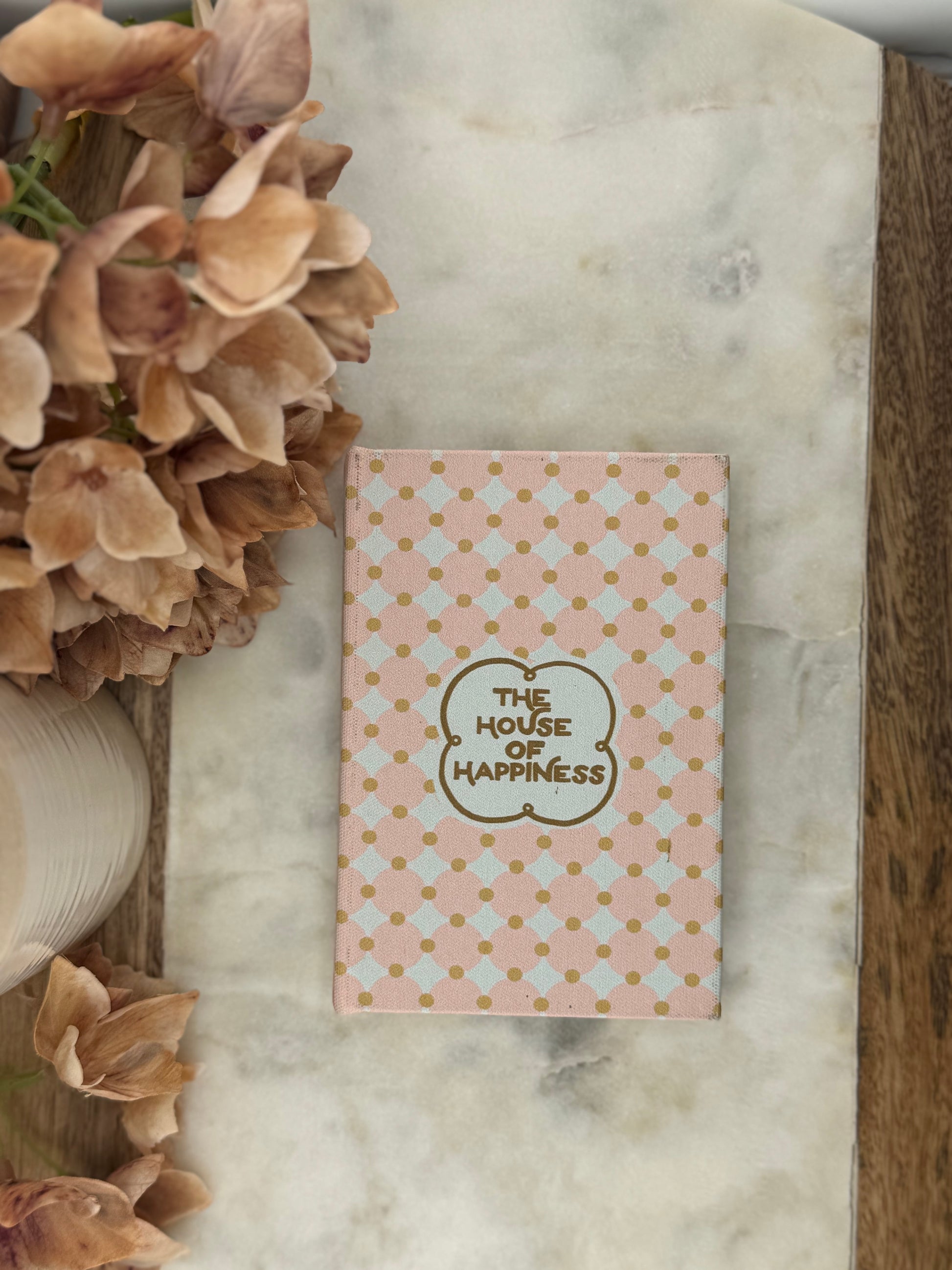 House of Happiness Canvas Book Storage Box