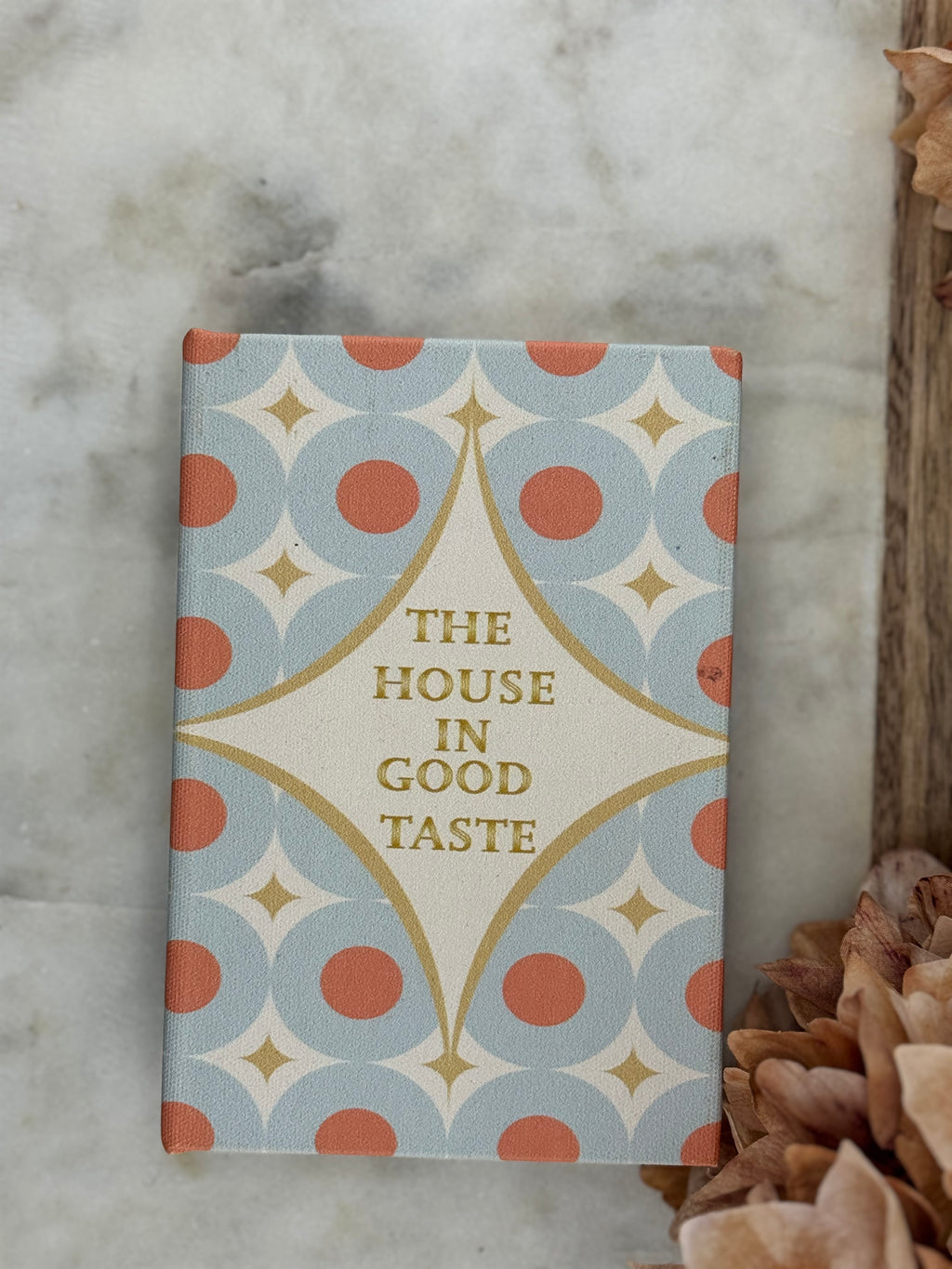 House of Happiness Canvas Book Storage Box