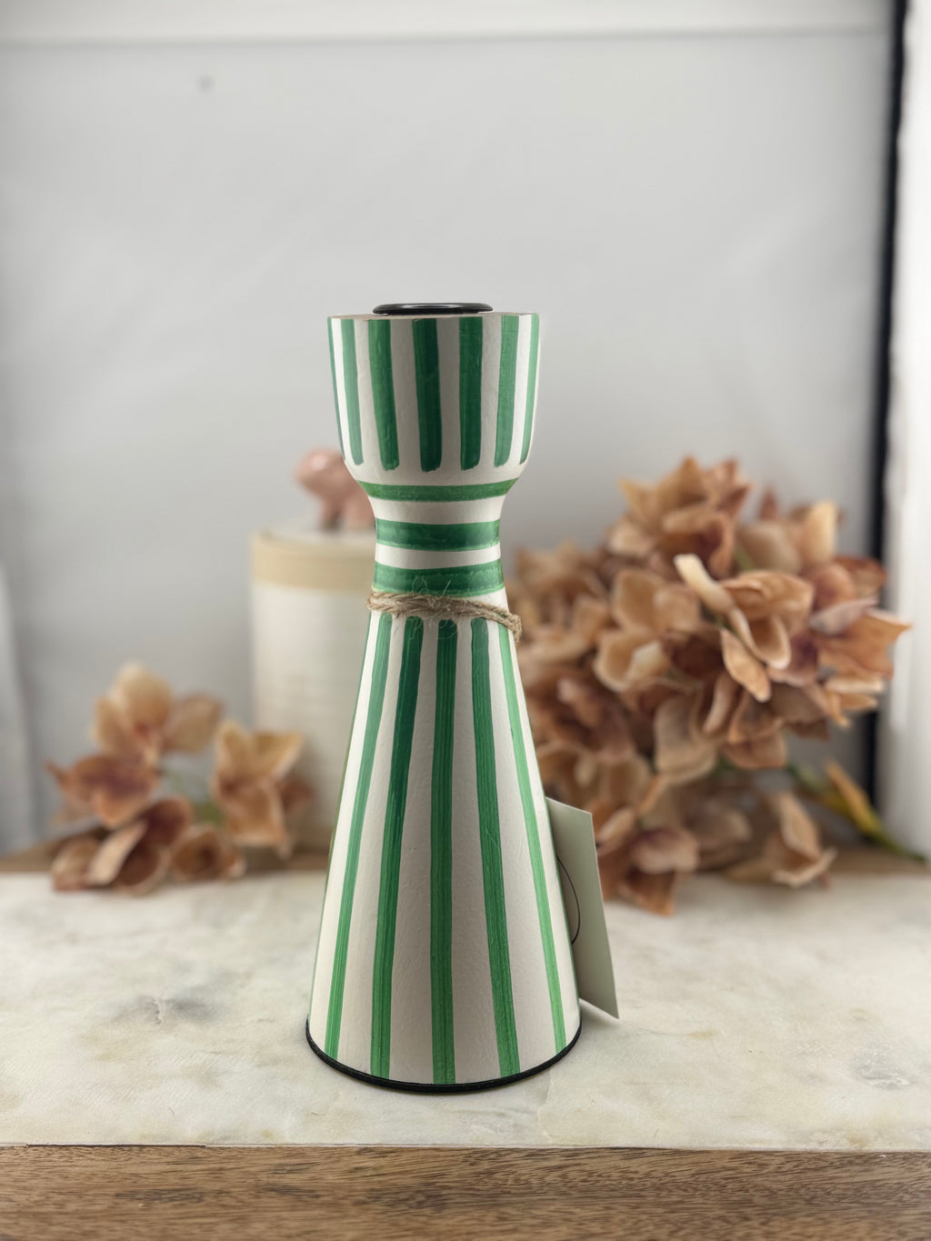 KA Striped Blue Candletick