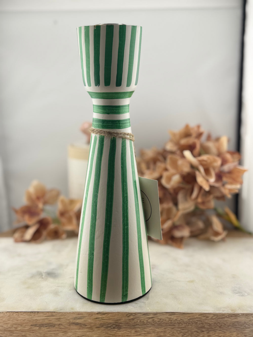 KA Striped Blue Candletick