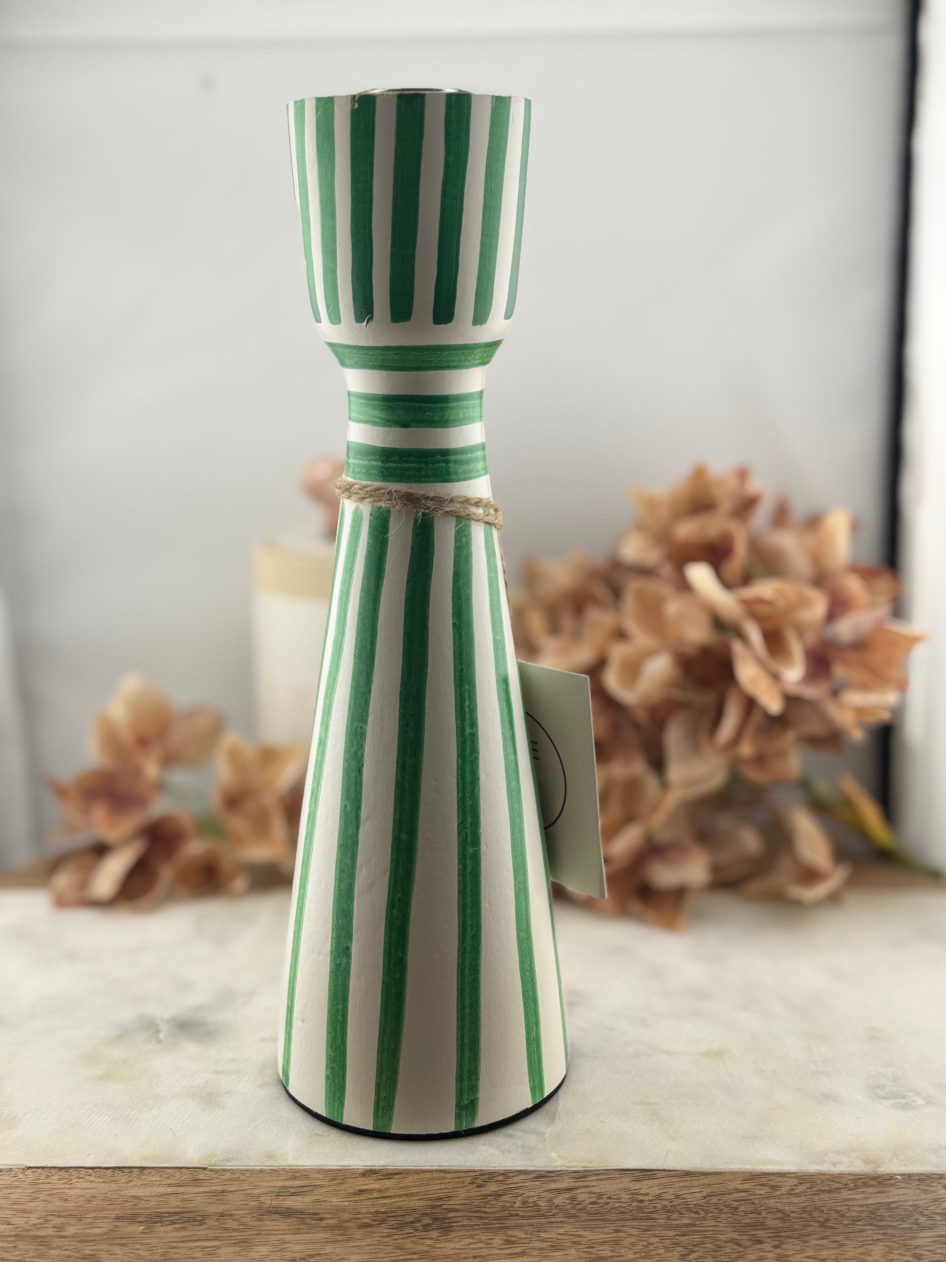KA Striped Blue Candletick