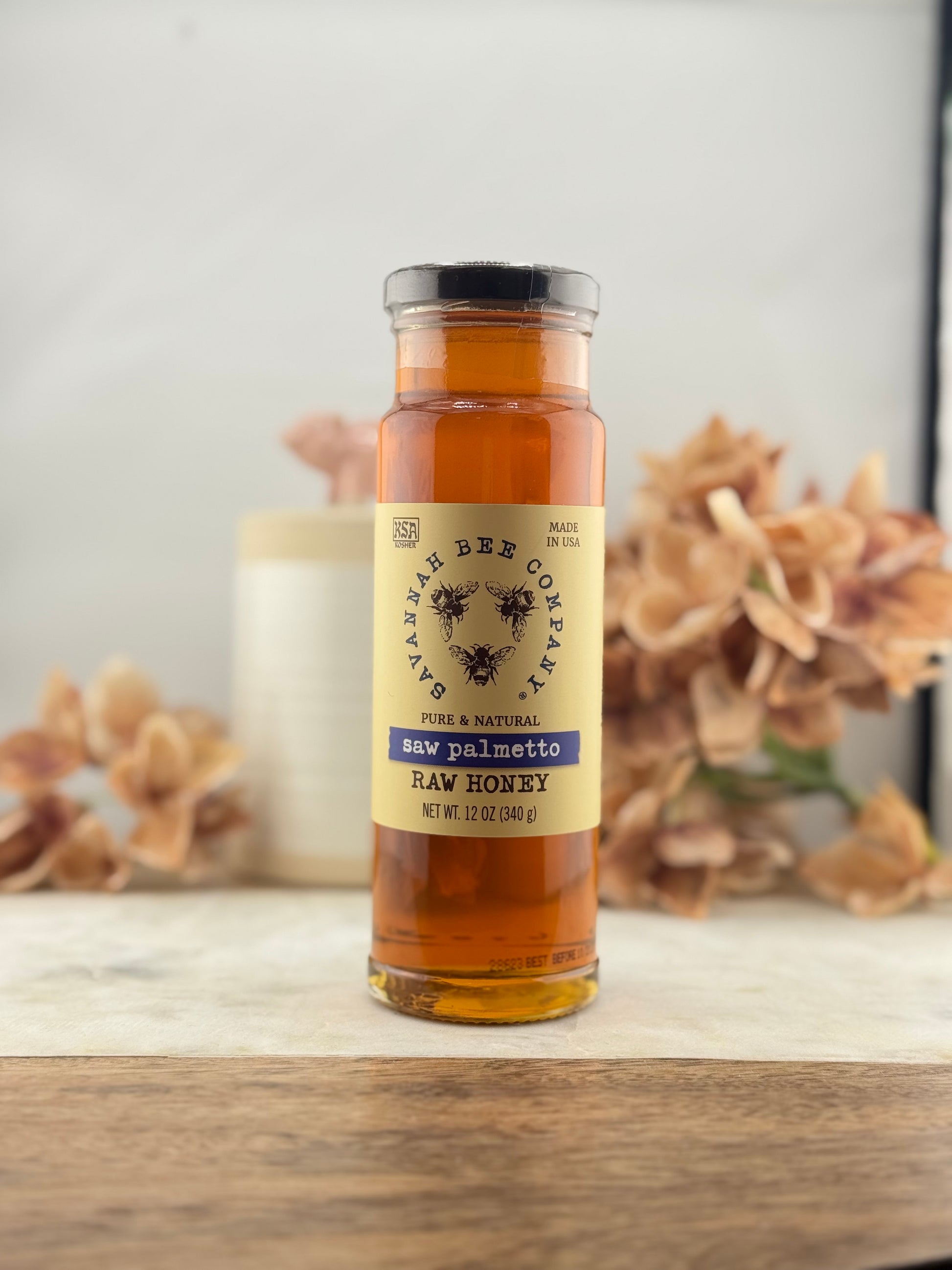 Savannah Bee Company Saw Palmetto Raw Honey
