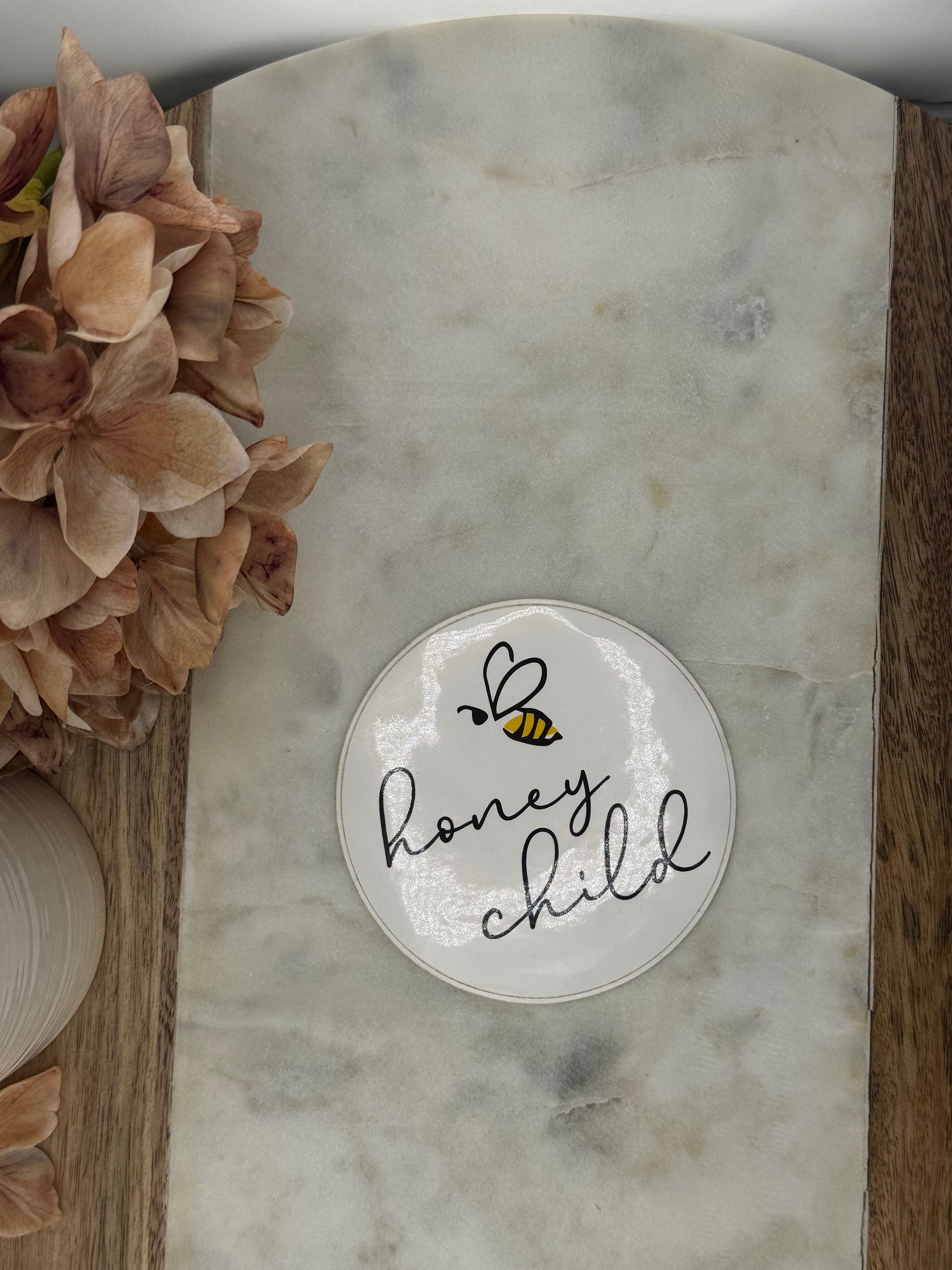 Honey Child Circle Sticker