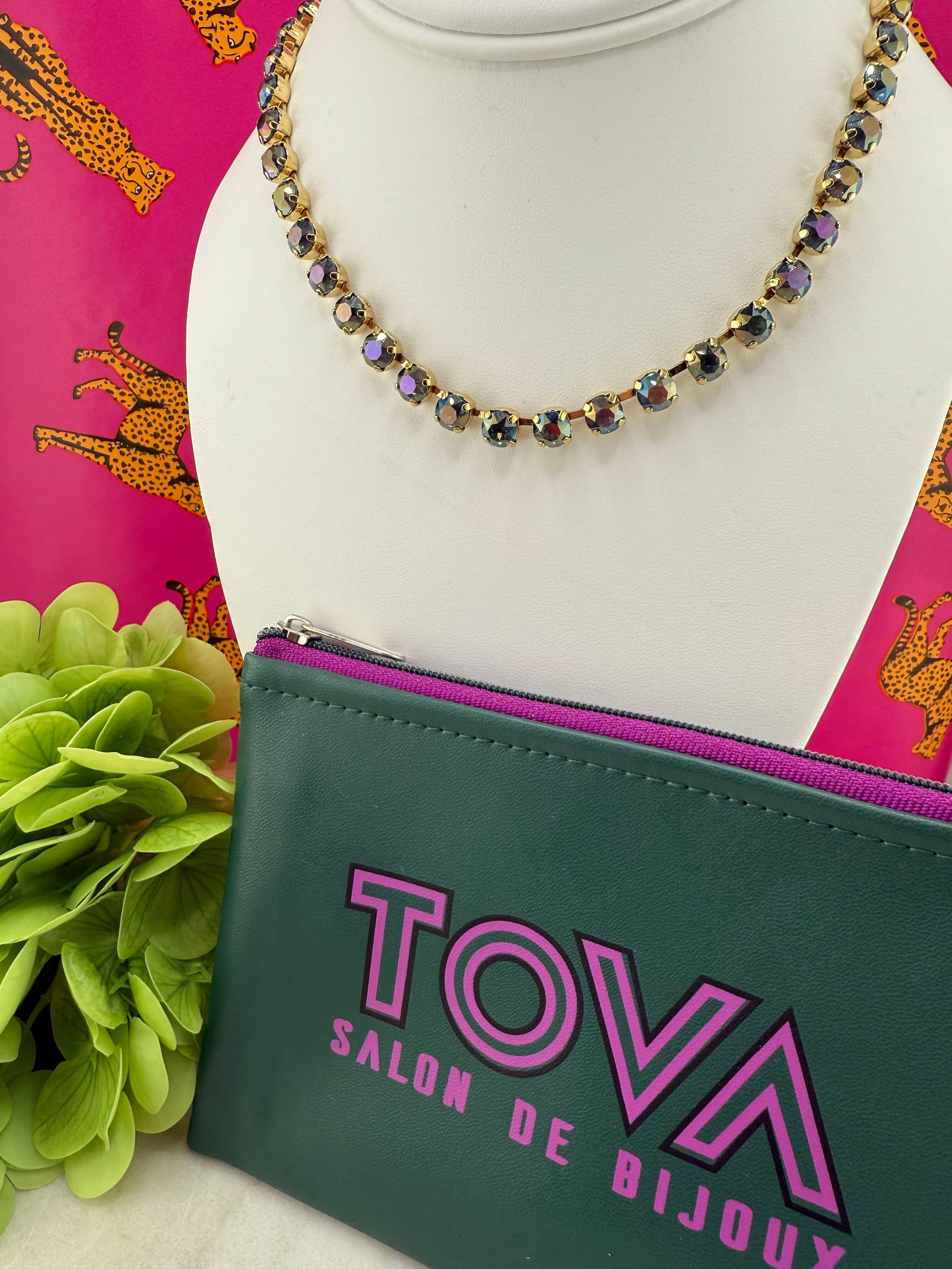 TOVA Sarina Necklace In Denim Ignite Starlight