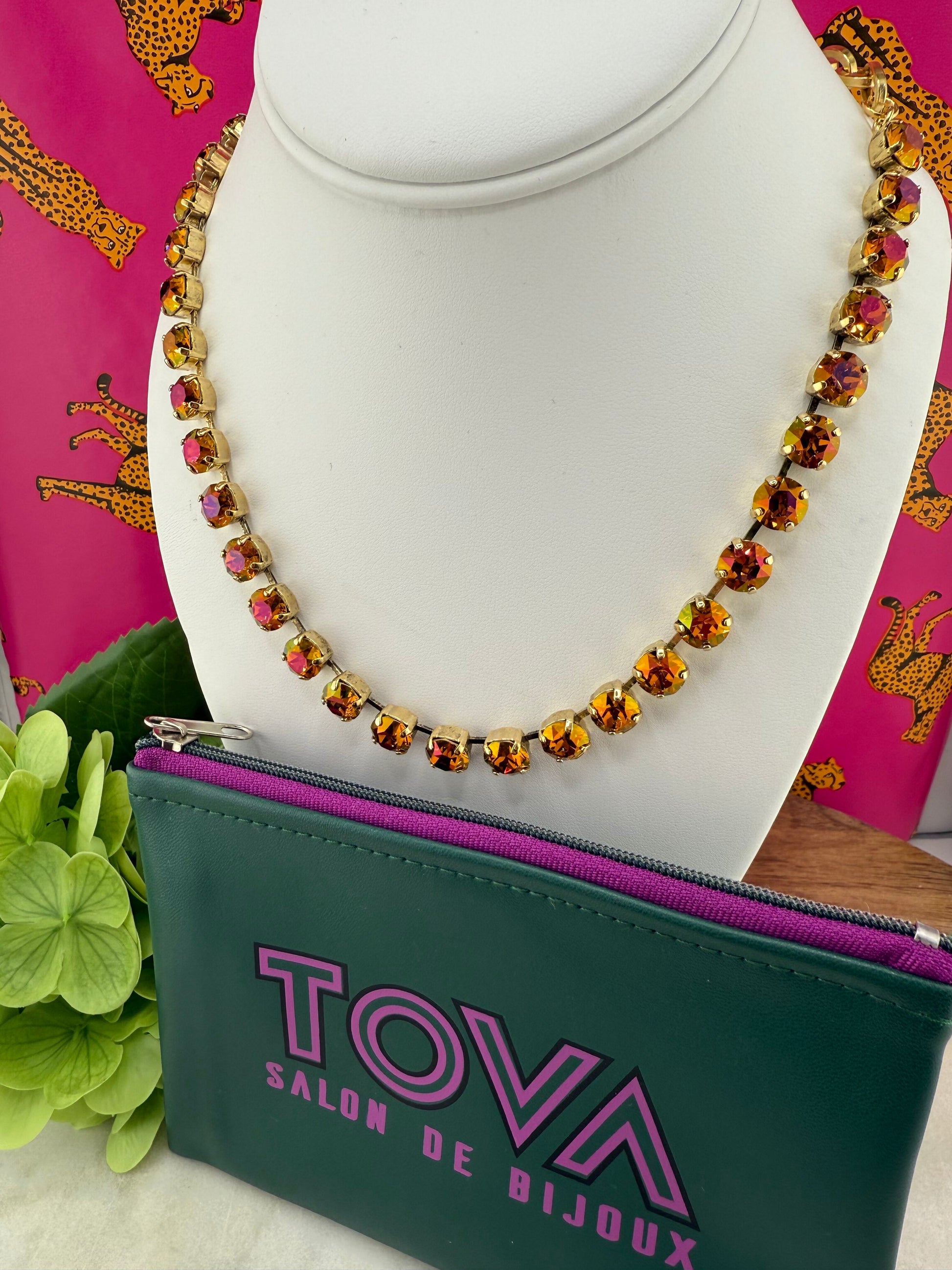 TOVA Oakland Necklace In Brandy