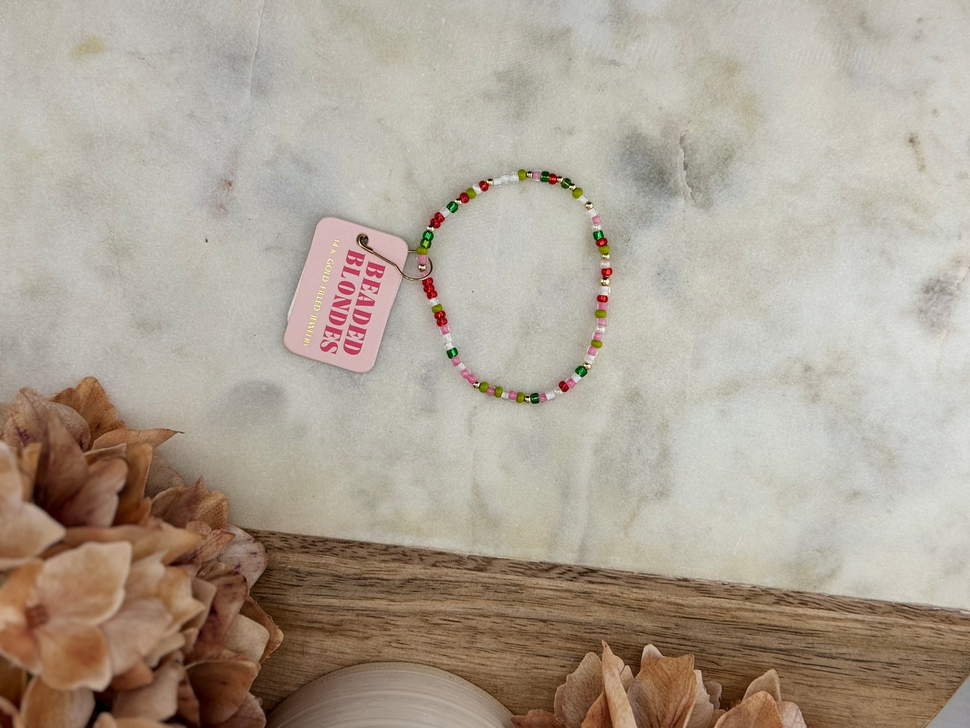 Beaded Blondes-Jingle Bell Sprinkle Bracelet