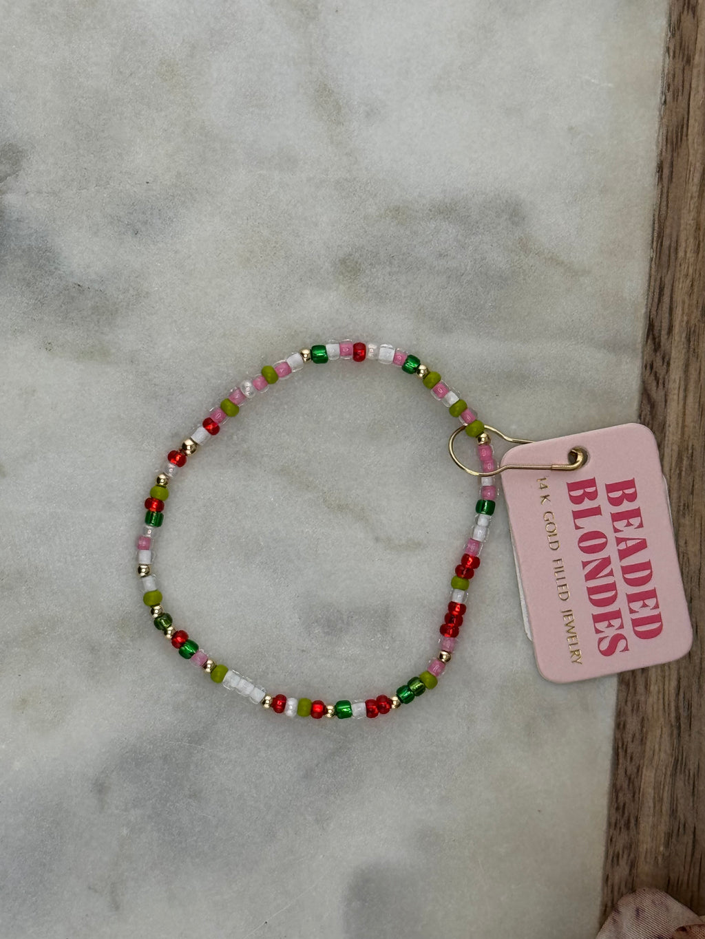 Beaded Blondes-Jingle Bell Sprinkle Bracelet