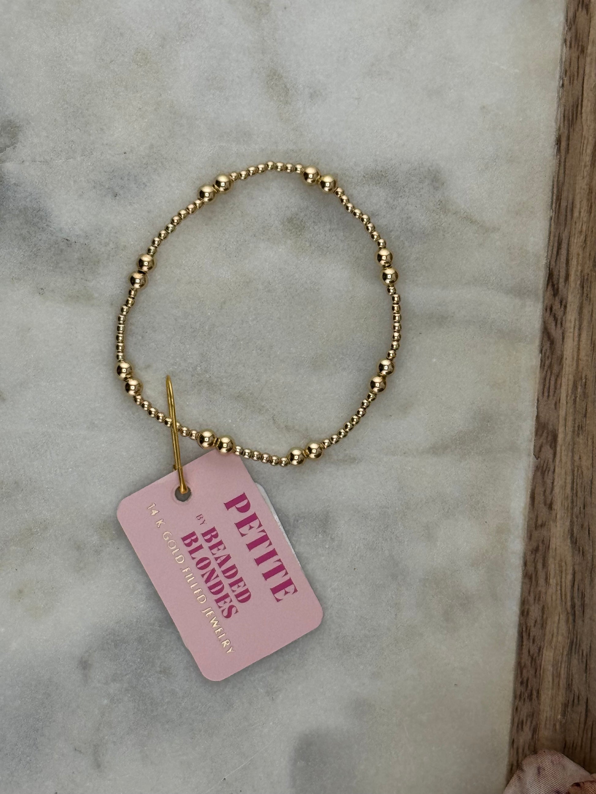 Beaded Blondes Leah Gold Bracelet