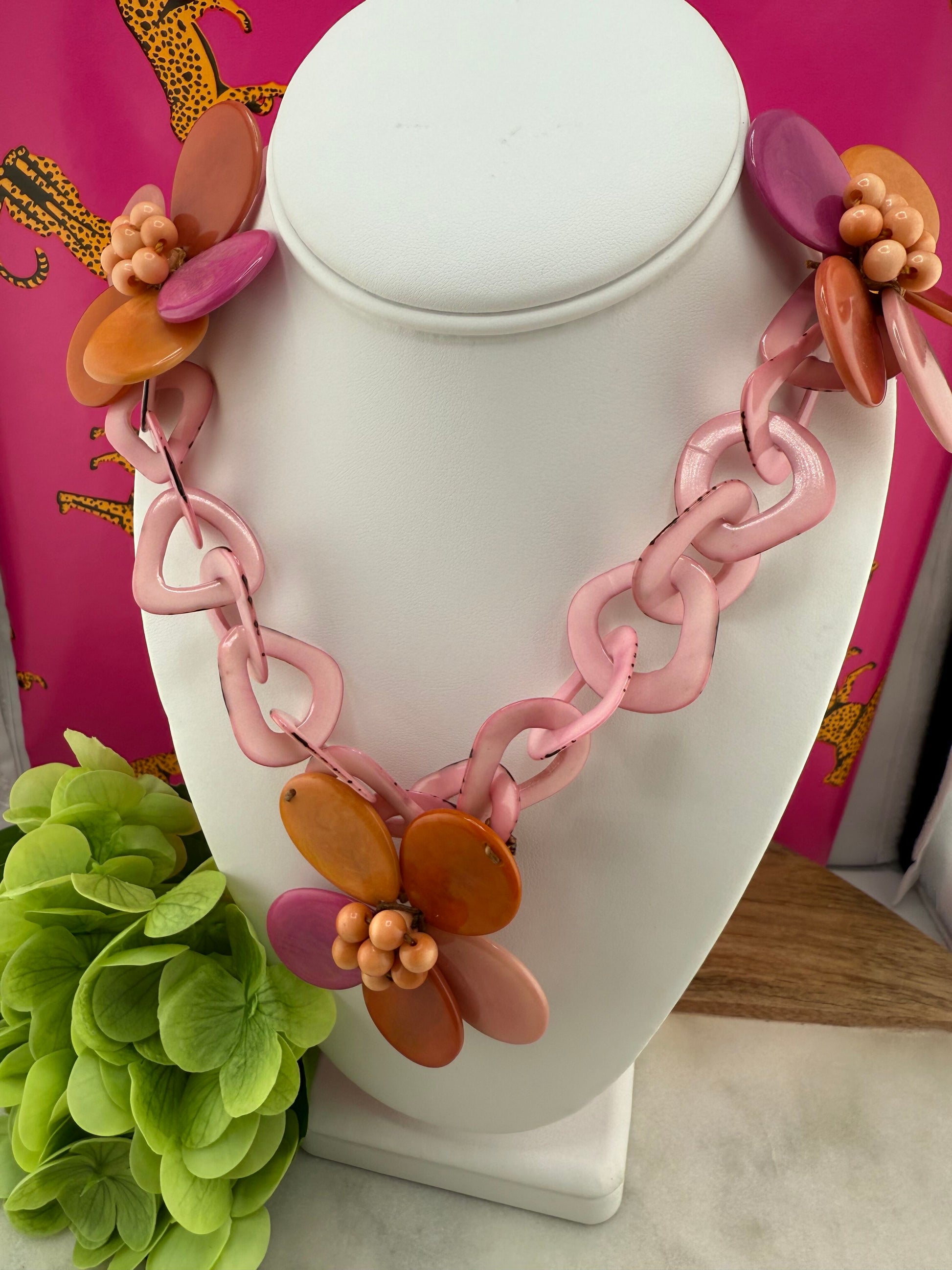 TA Bethany Neck Pink Combo