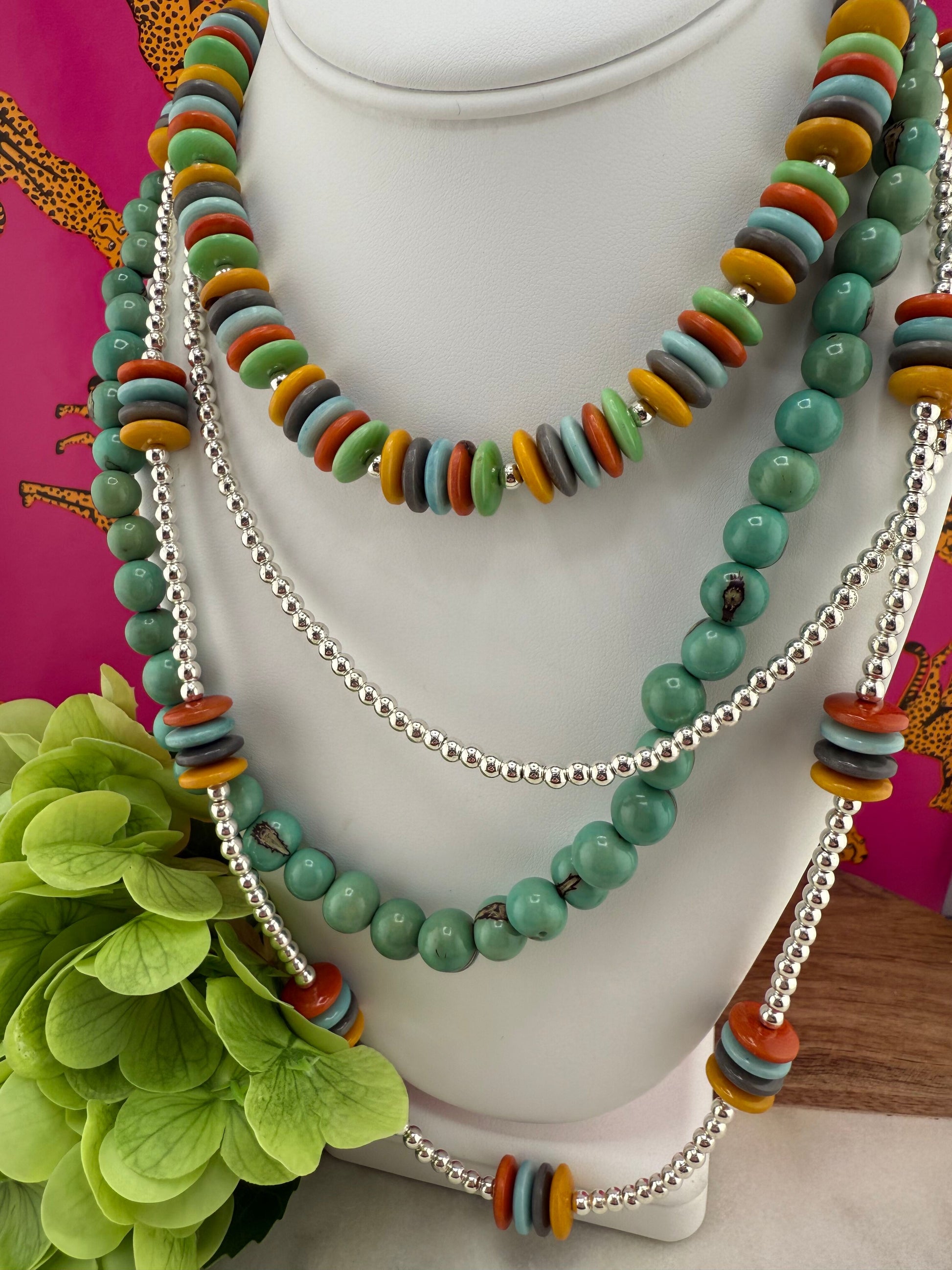 TA Sunny Necklace Mint Combo