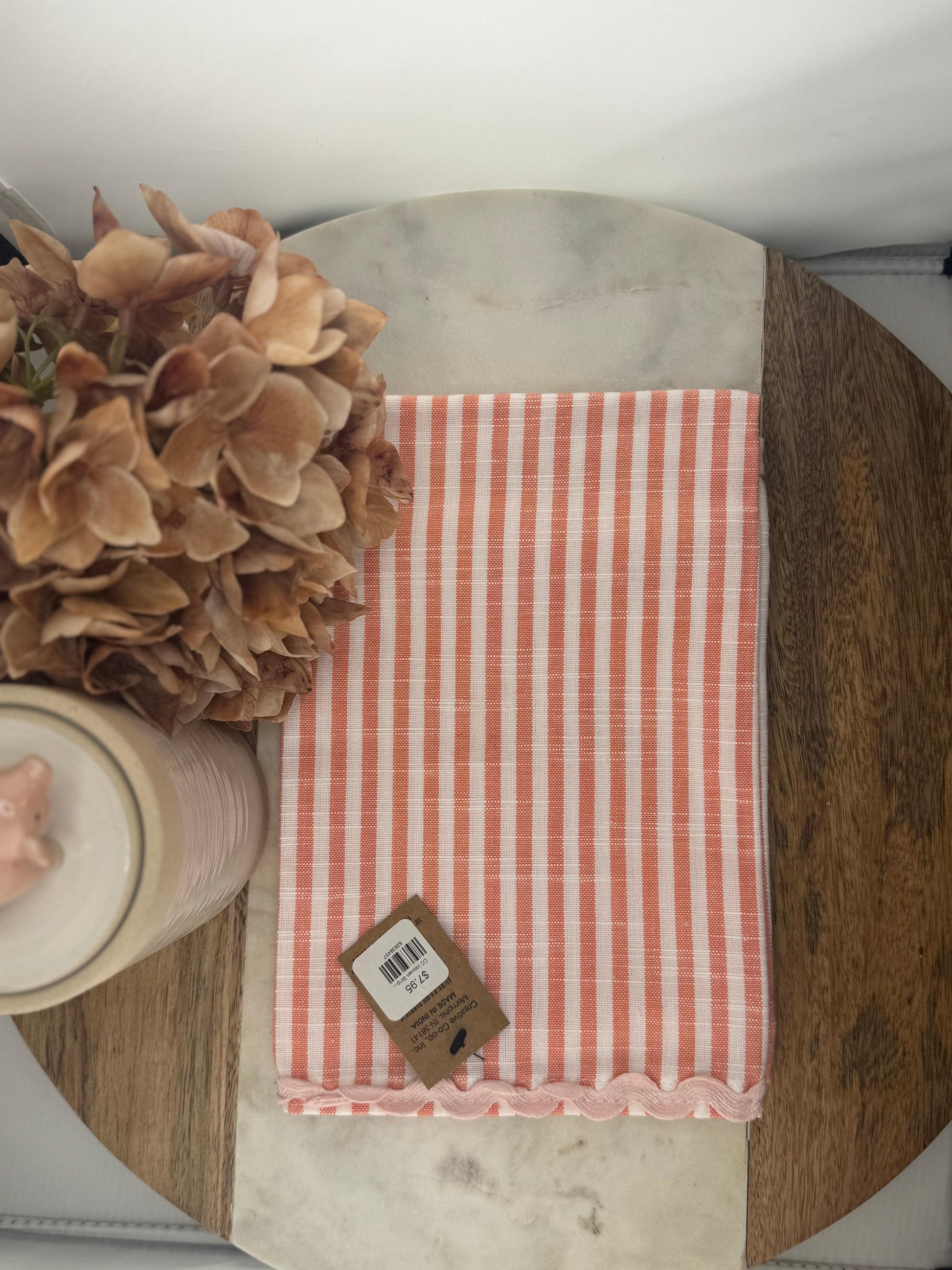 Woven Stripe Tea Towel