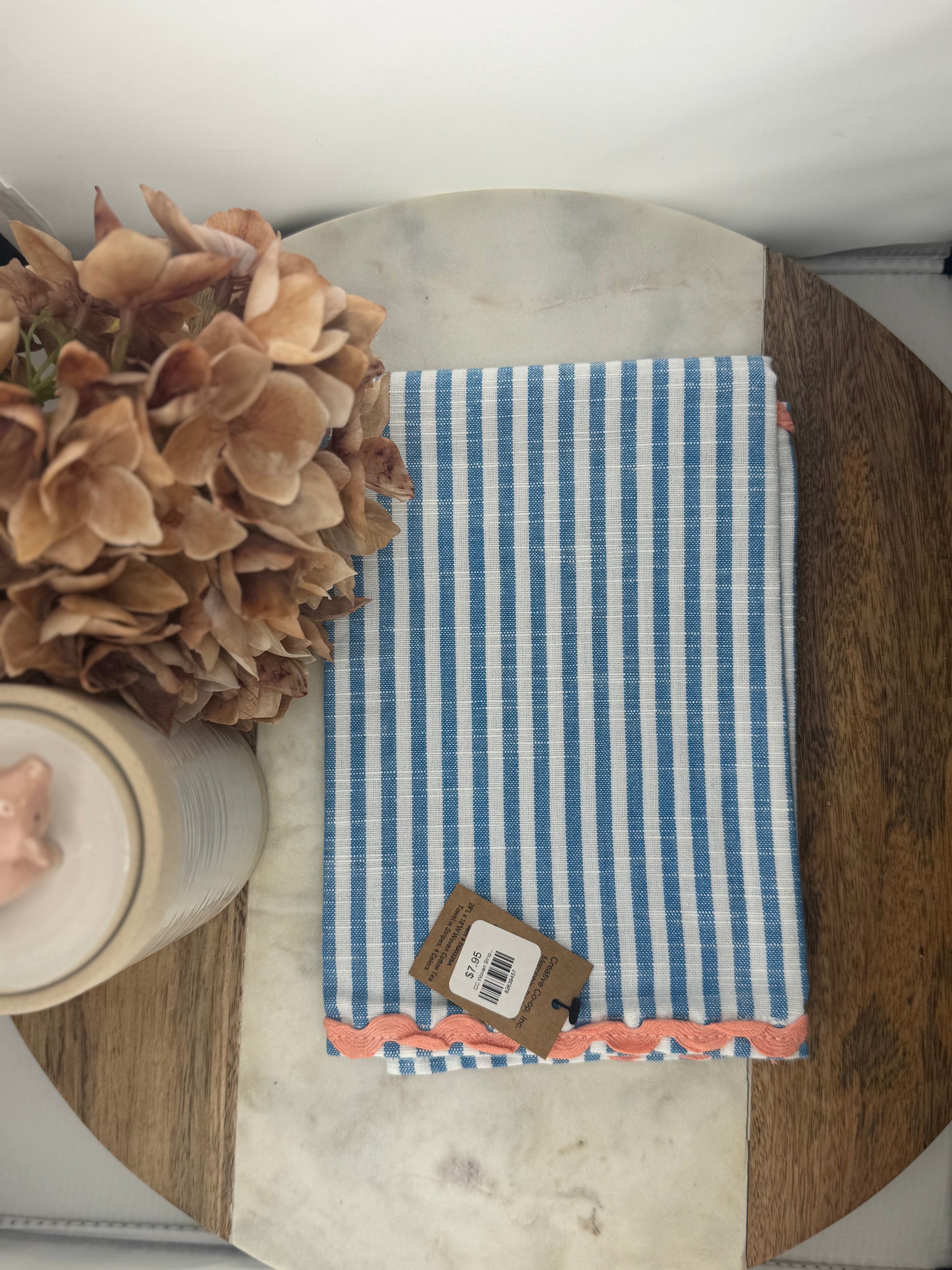 Woven Stripe Tea Towel