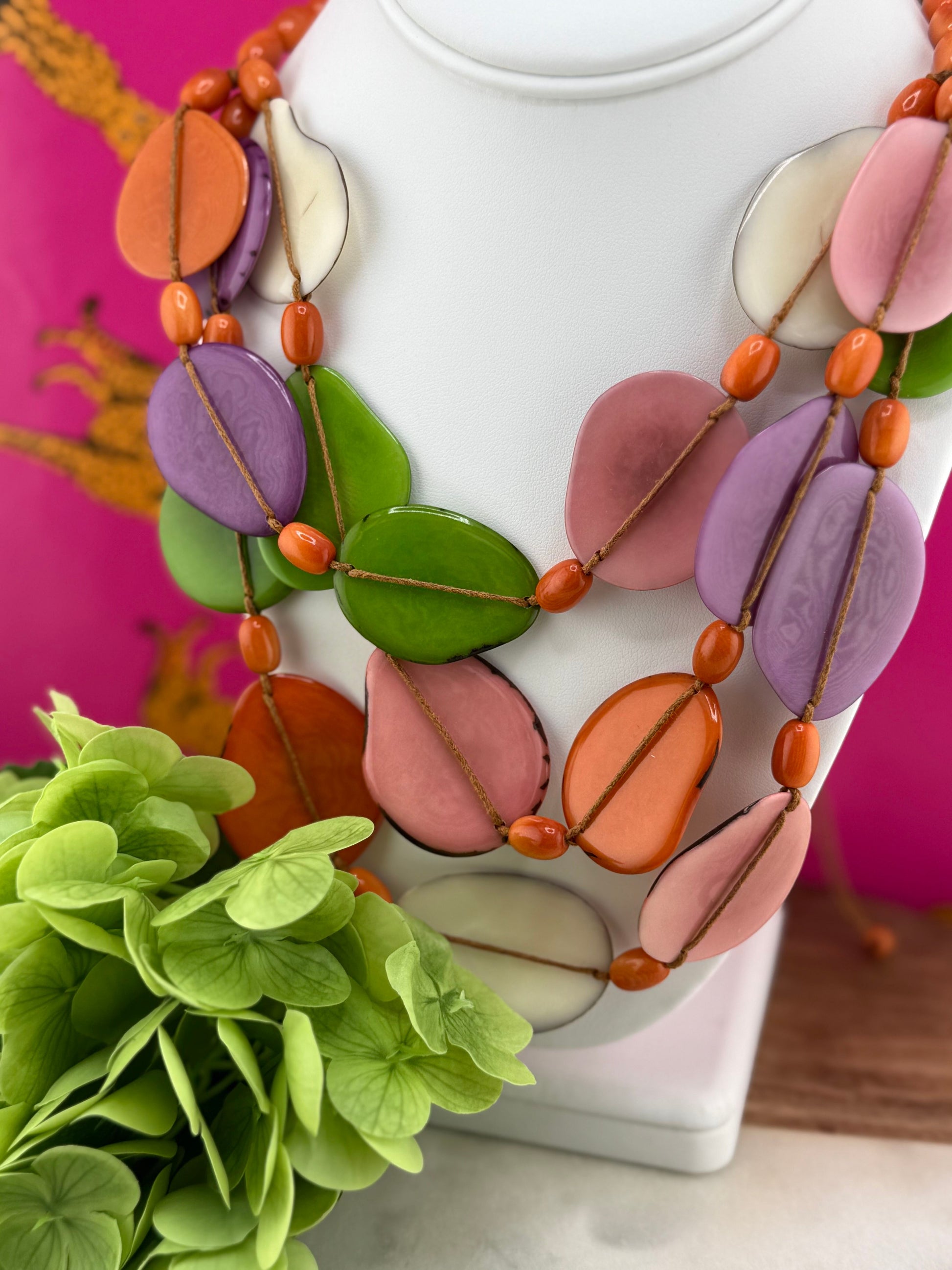 TA Genoveva Necklace Pink Combo