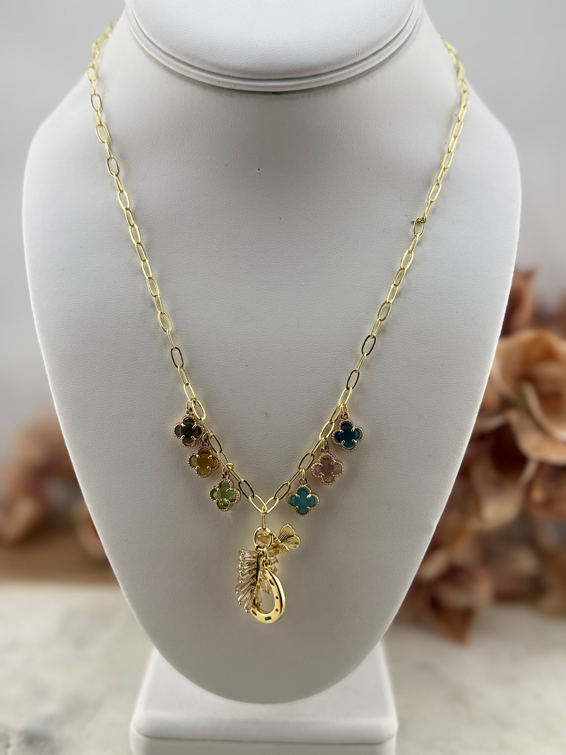 JTO Good Luck Butterfly Necklace