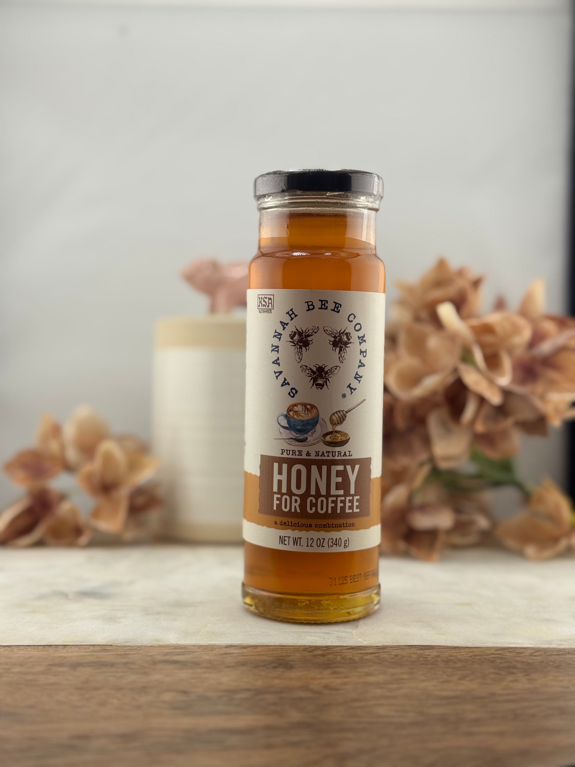 Savannah Bee Company 12oz Honey For Coffee