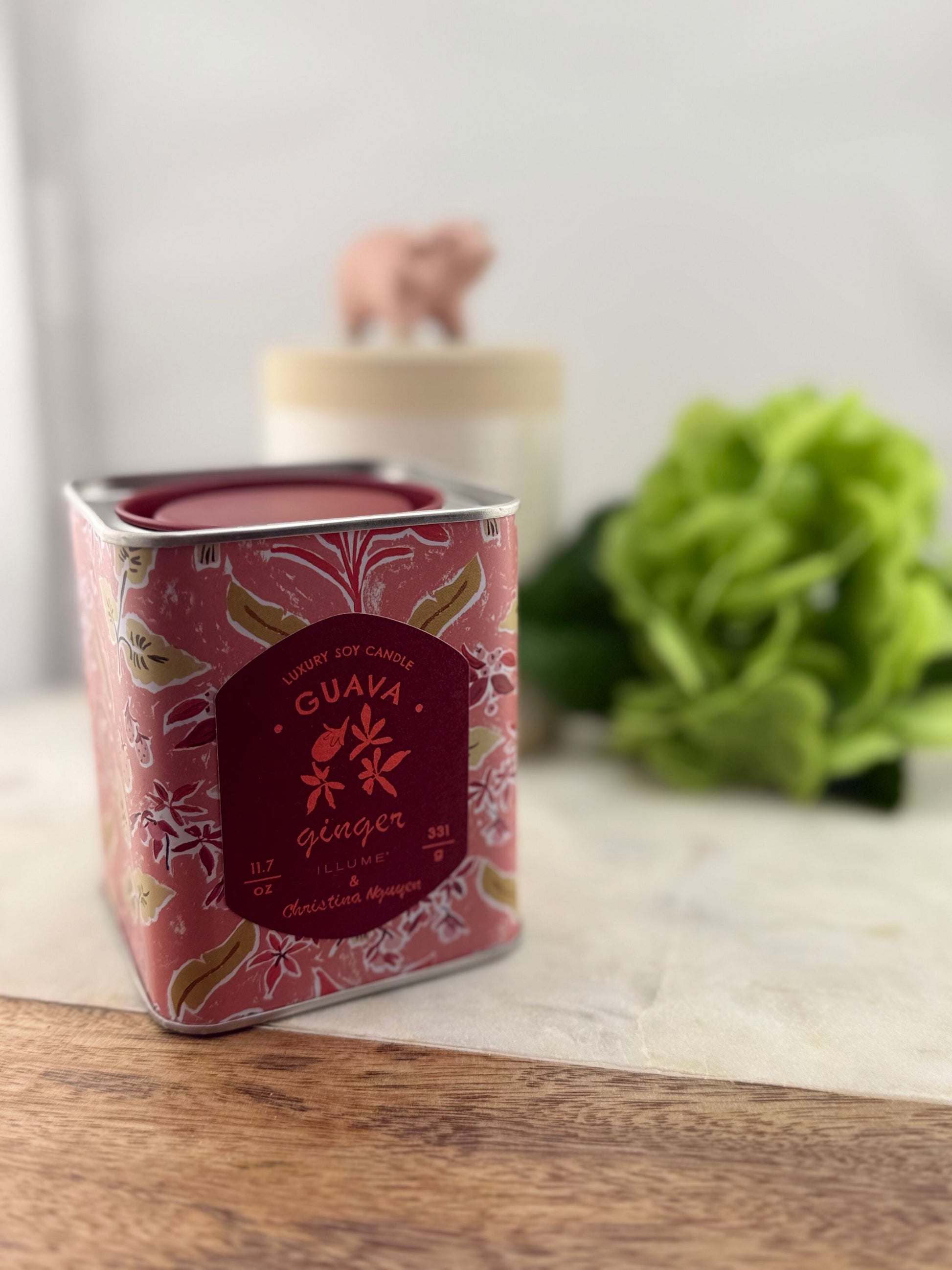 CC Guava Ginger Printed Square Tin