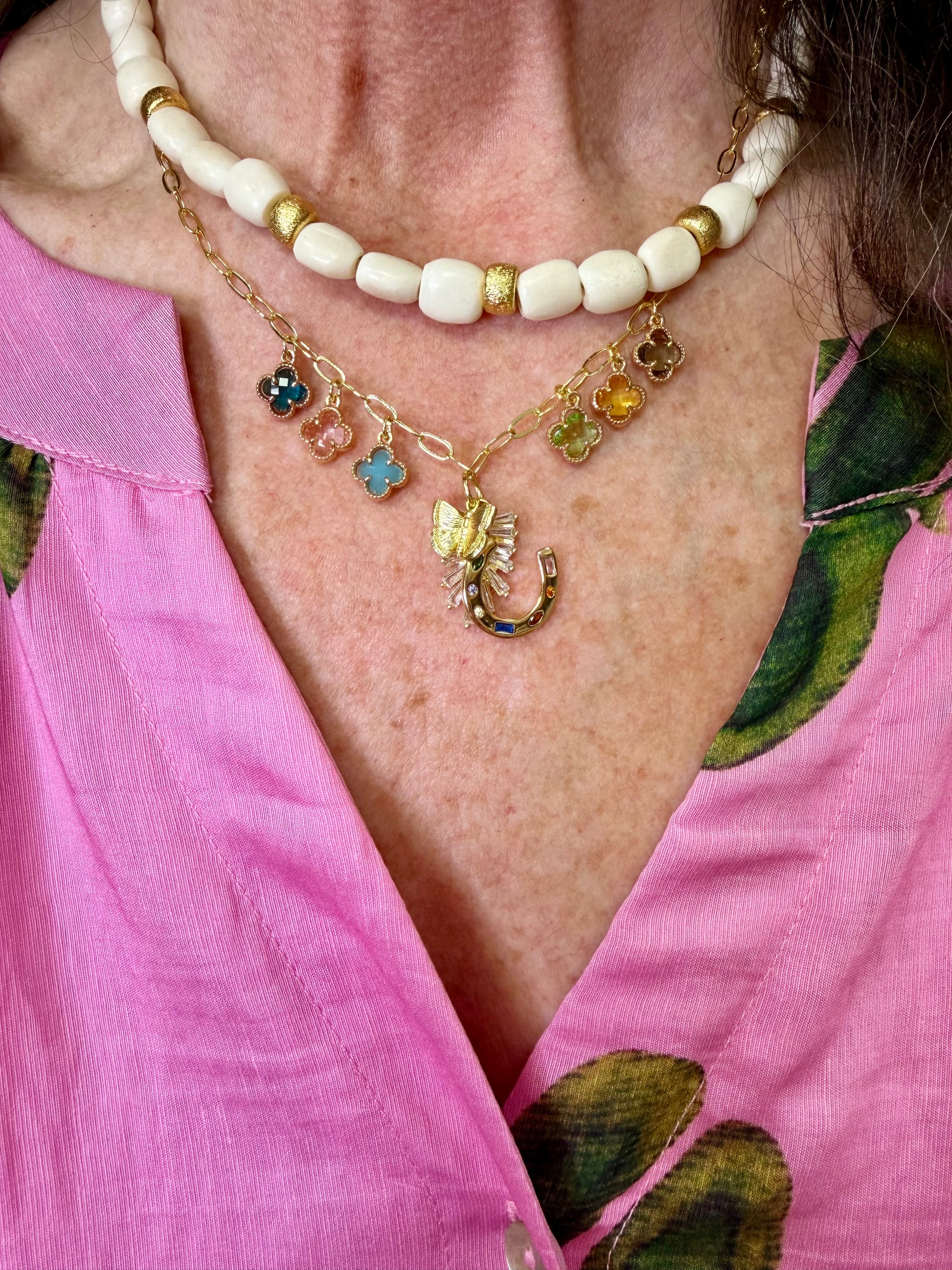 JTO Good Luck Butterfly Necklace