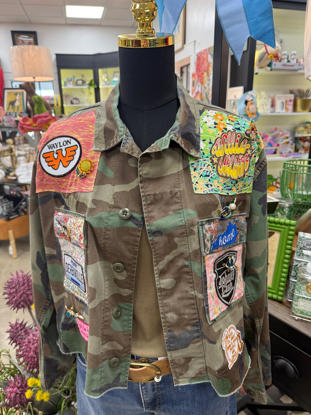 Robi Crop Camo Jacket