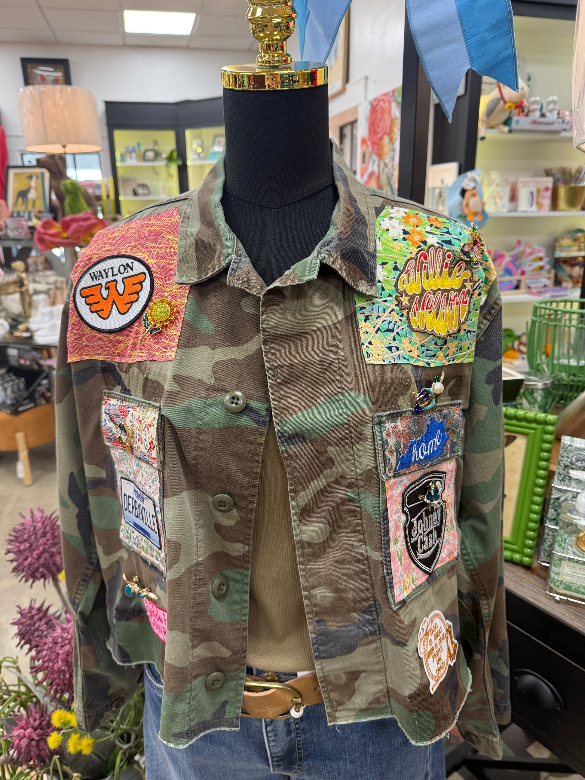 Robi Crop Camo Jacket