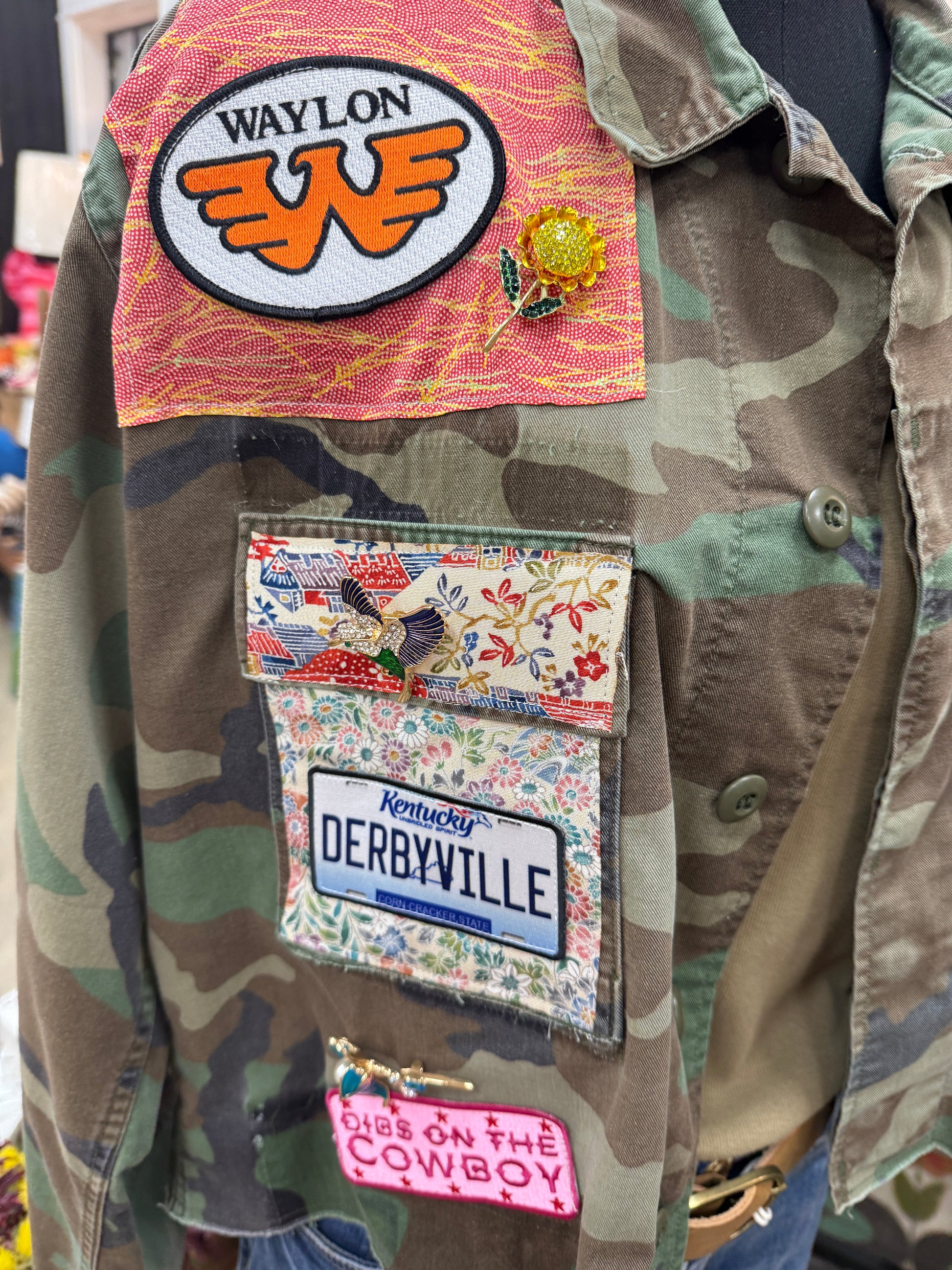 Robi Crop Camo Jacket