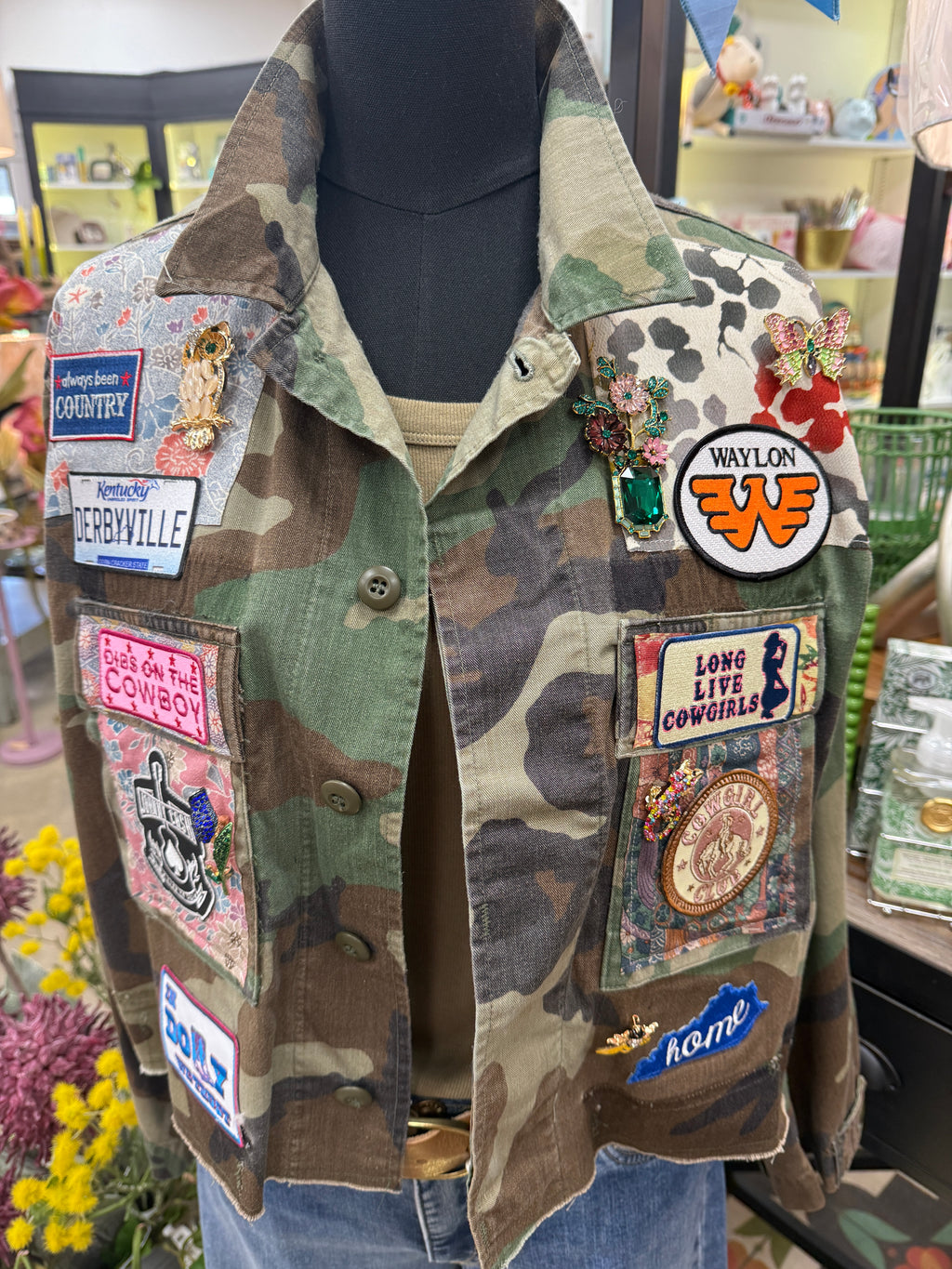 Robi Crop Camo Jacket