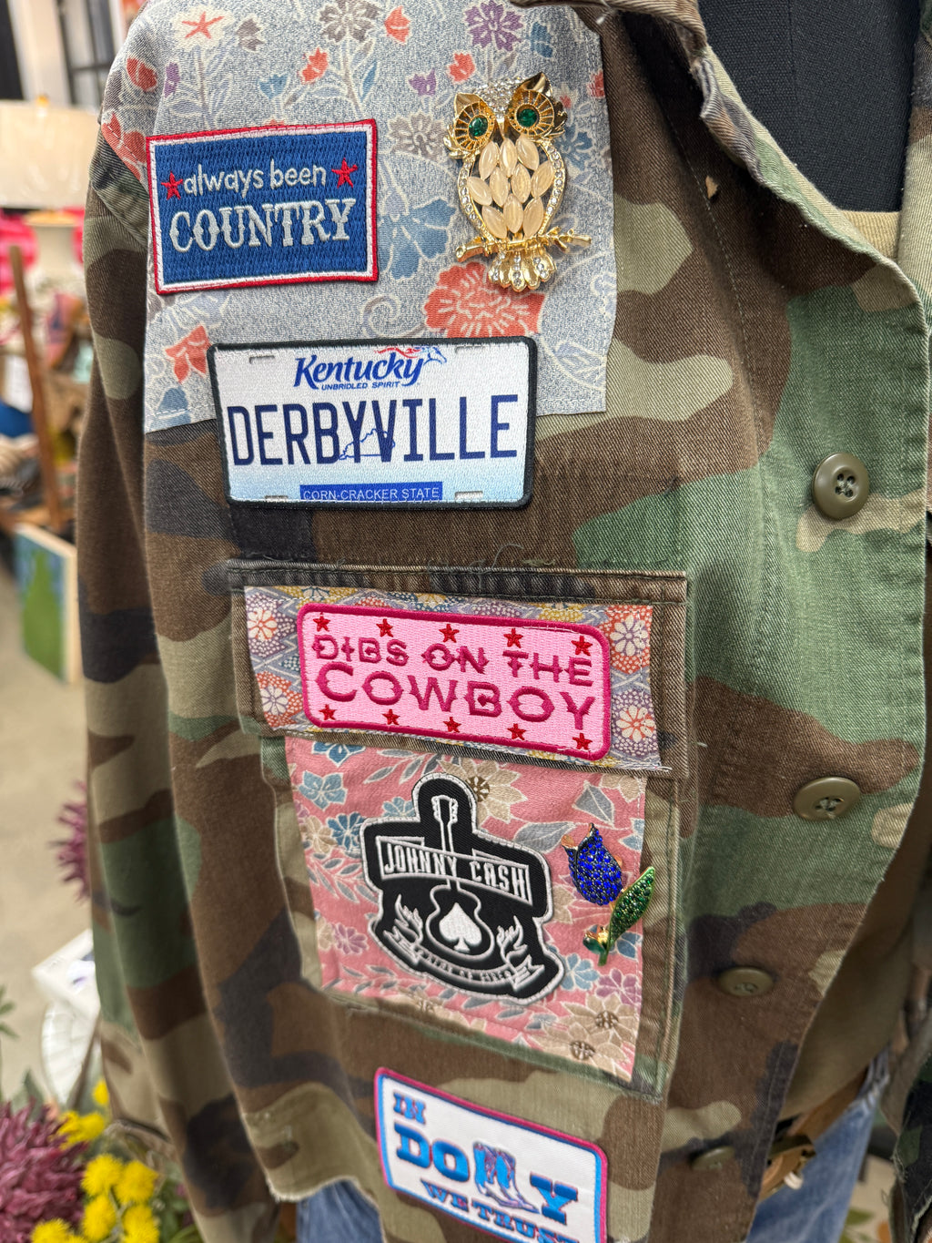 Robi Crop Camo Jacket