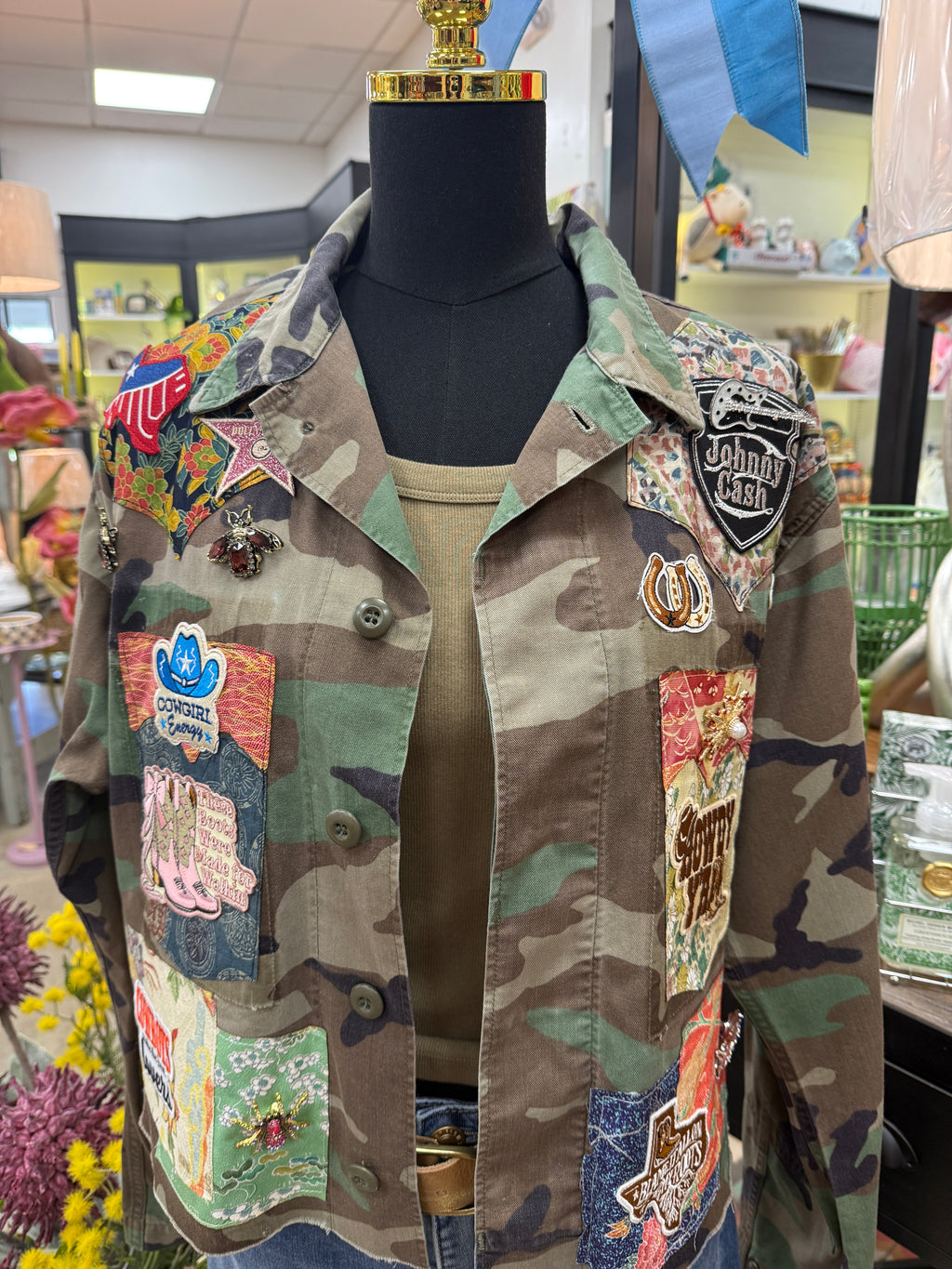 Robi Camo Cropped Jacket