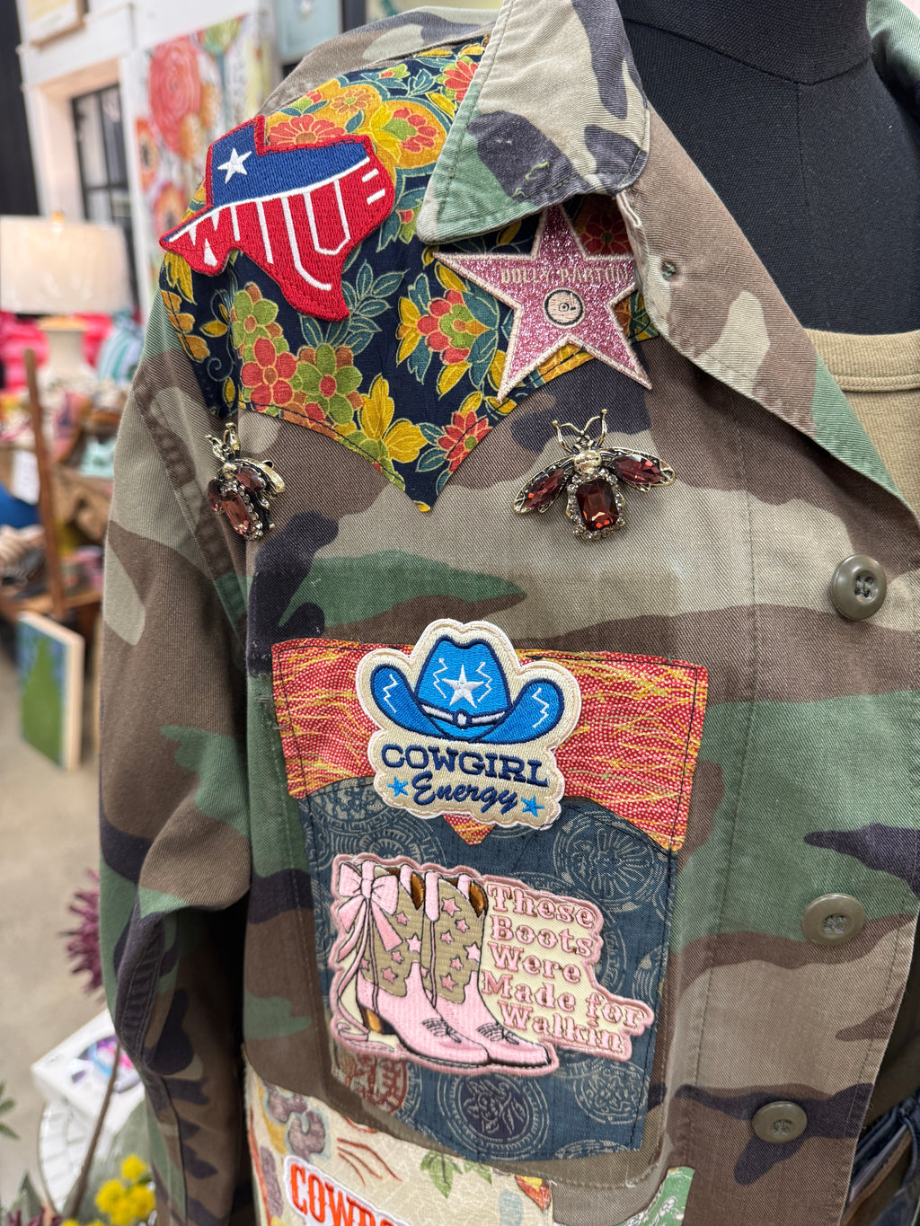 Robi Camo Cropped Jacket