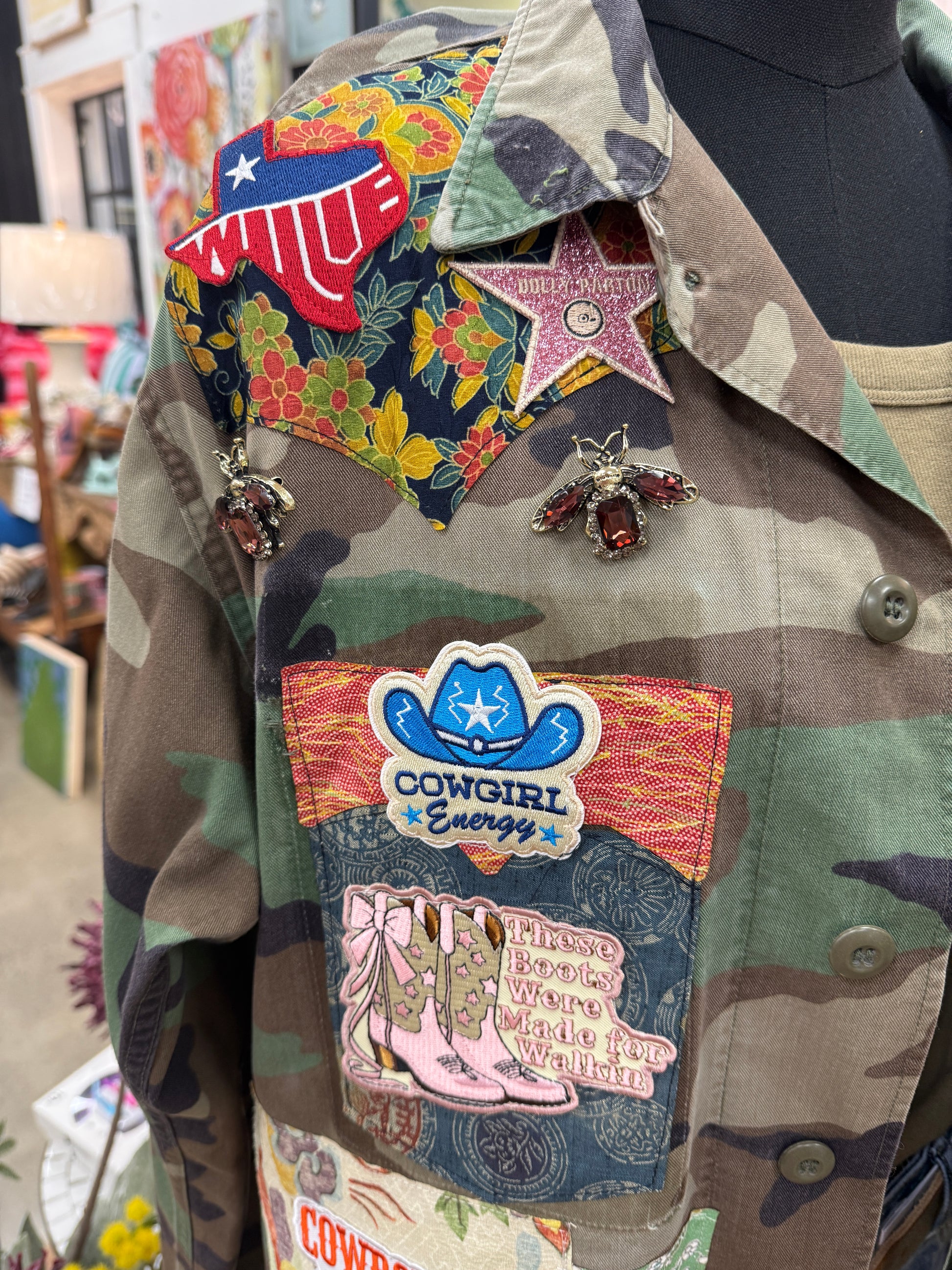 Robi Camo Cropped Jacket