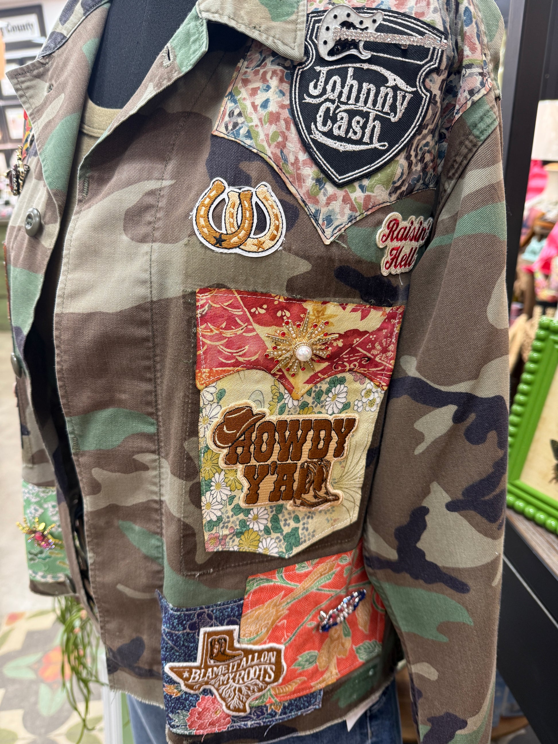 Robi Camo Cropped Jacket