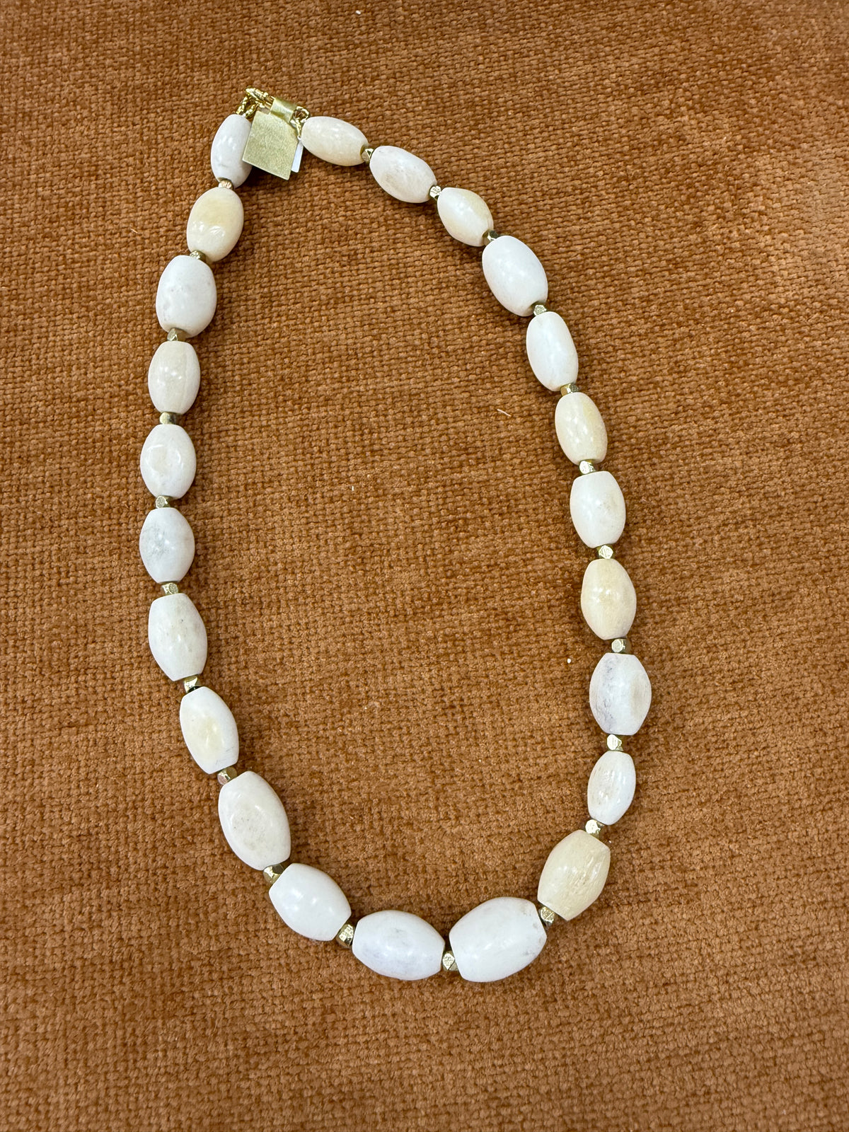 VIRTUE Tribal Oval Studded Necklace