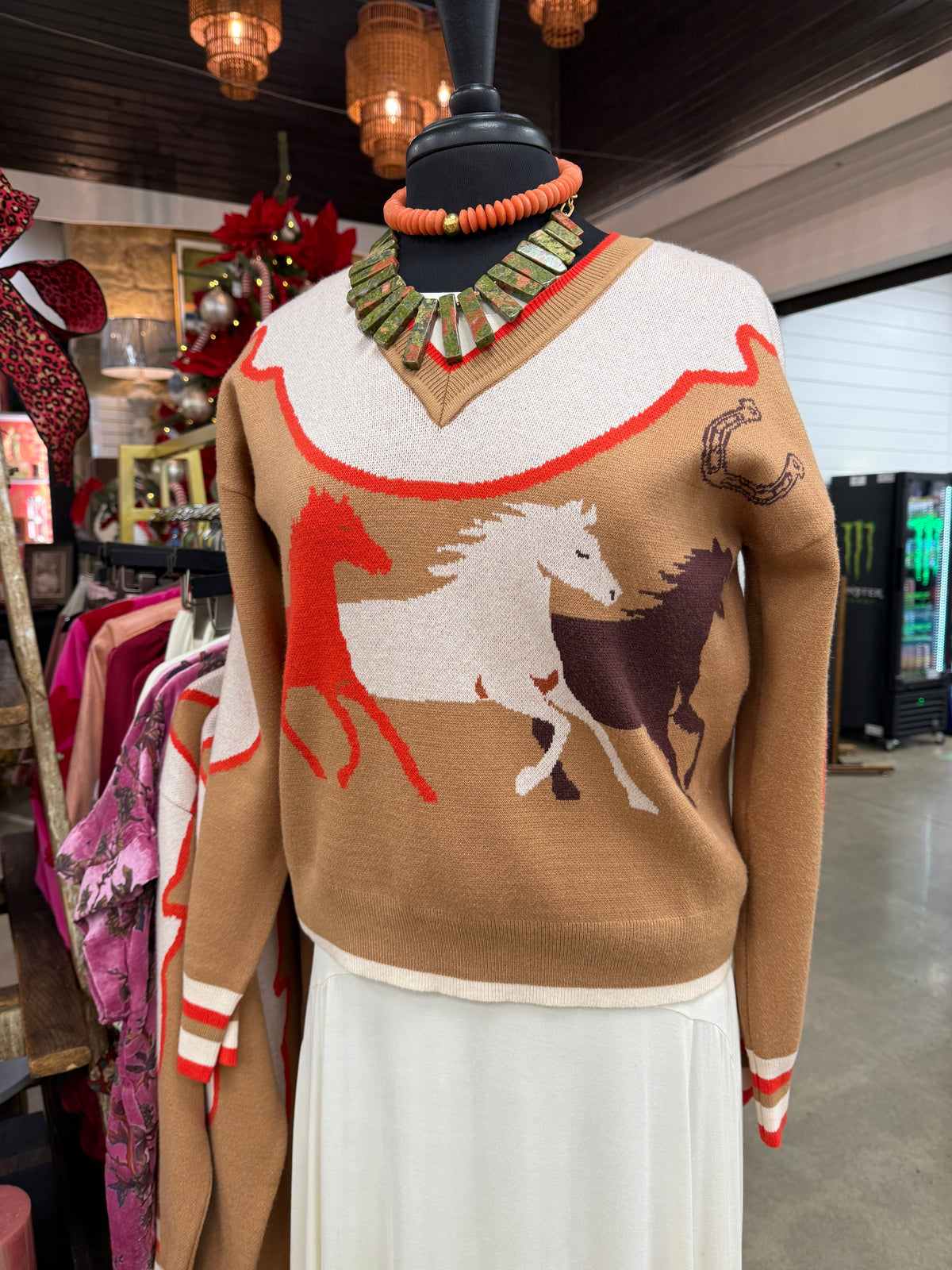 THML Horse Detail Knit Sweater