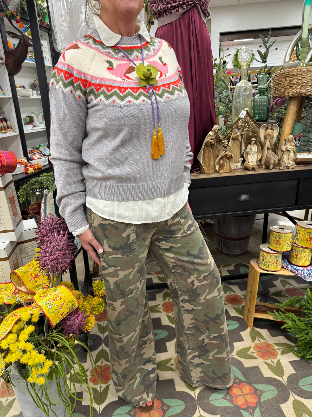 THML Abstract Pattern Sweater