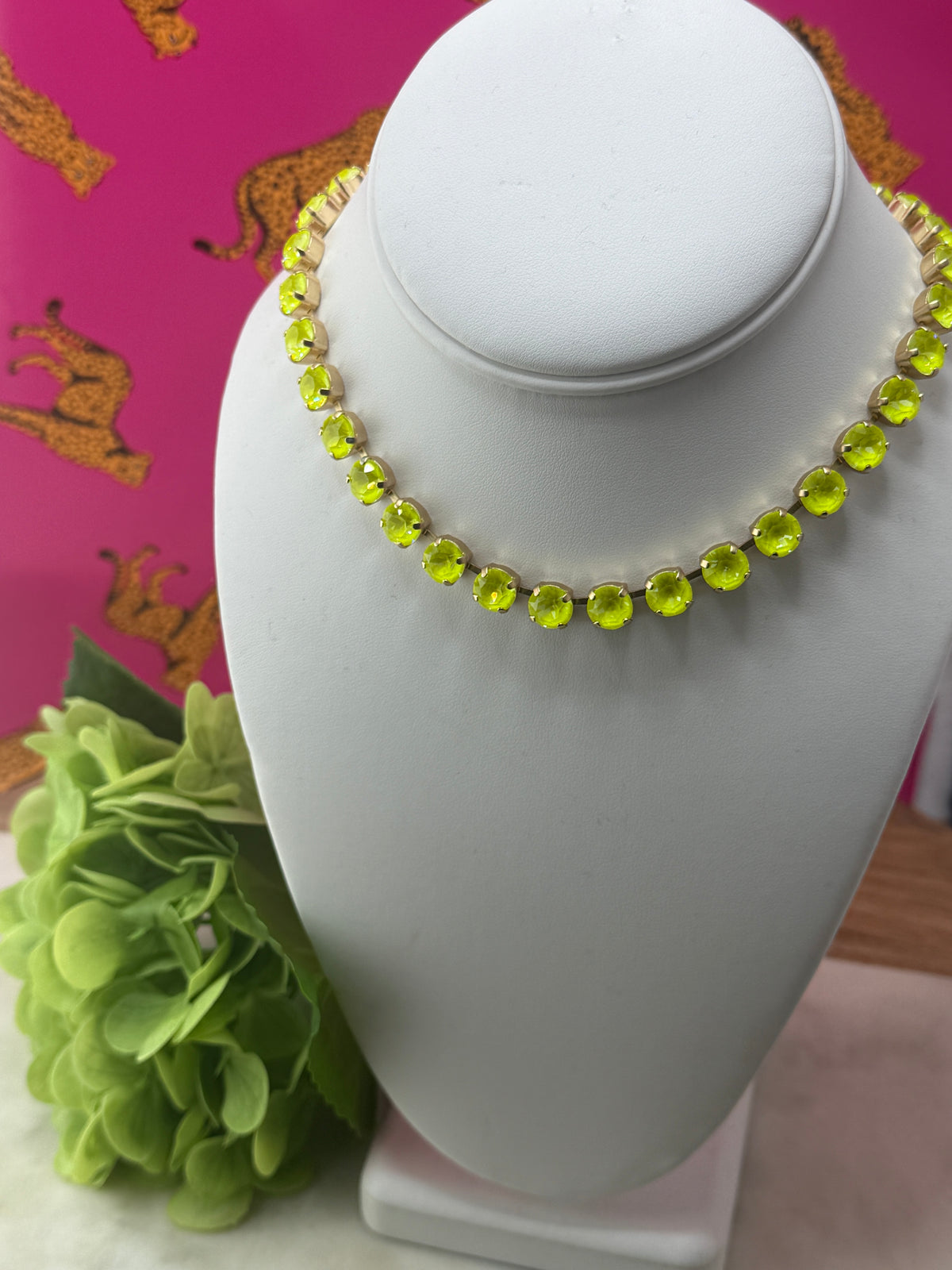 TOVA Oakland Electric Yellow Necklace
