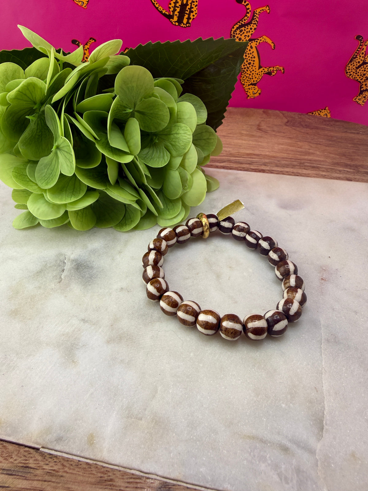 VIRTUE Heishi Clay Bracelet W/Ball