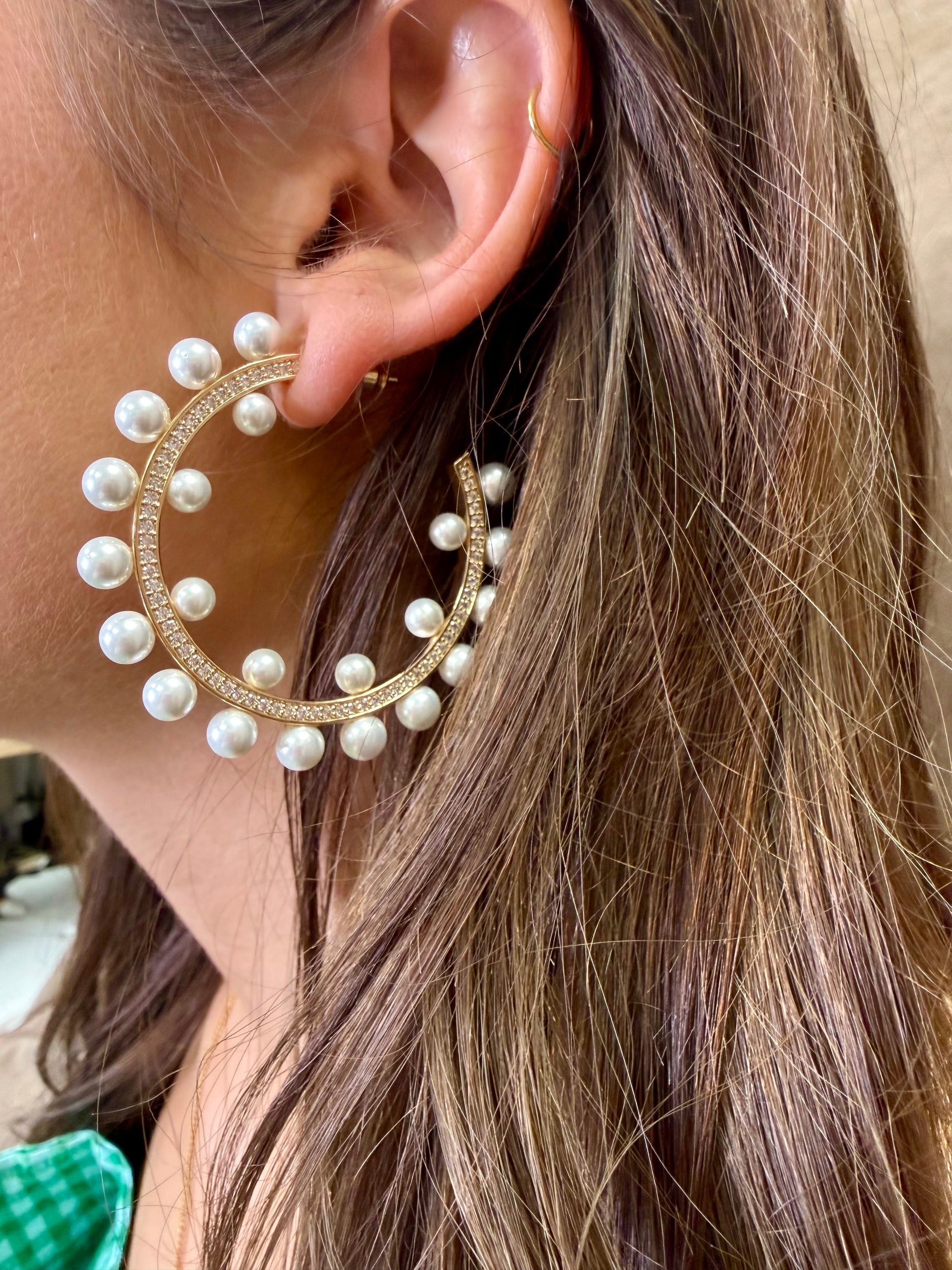 GE Pearl Sparkle Hoop