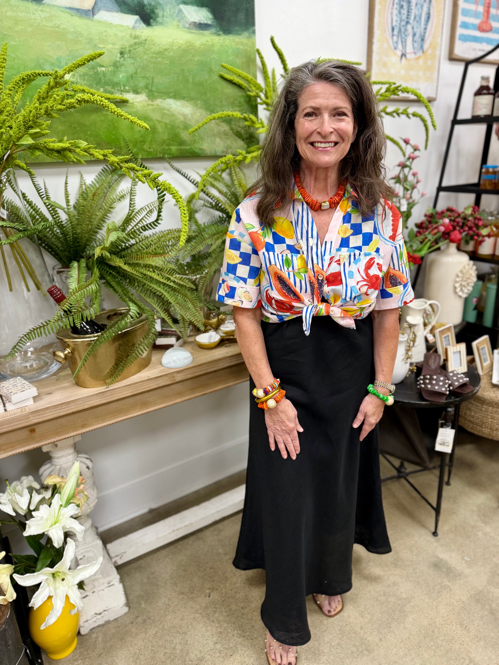 JOYJOY Lobster Luau Pocket Shirt