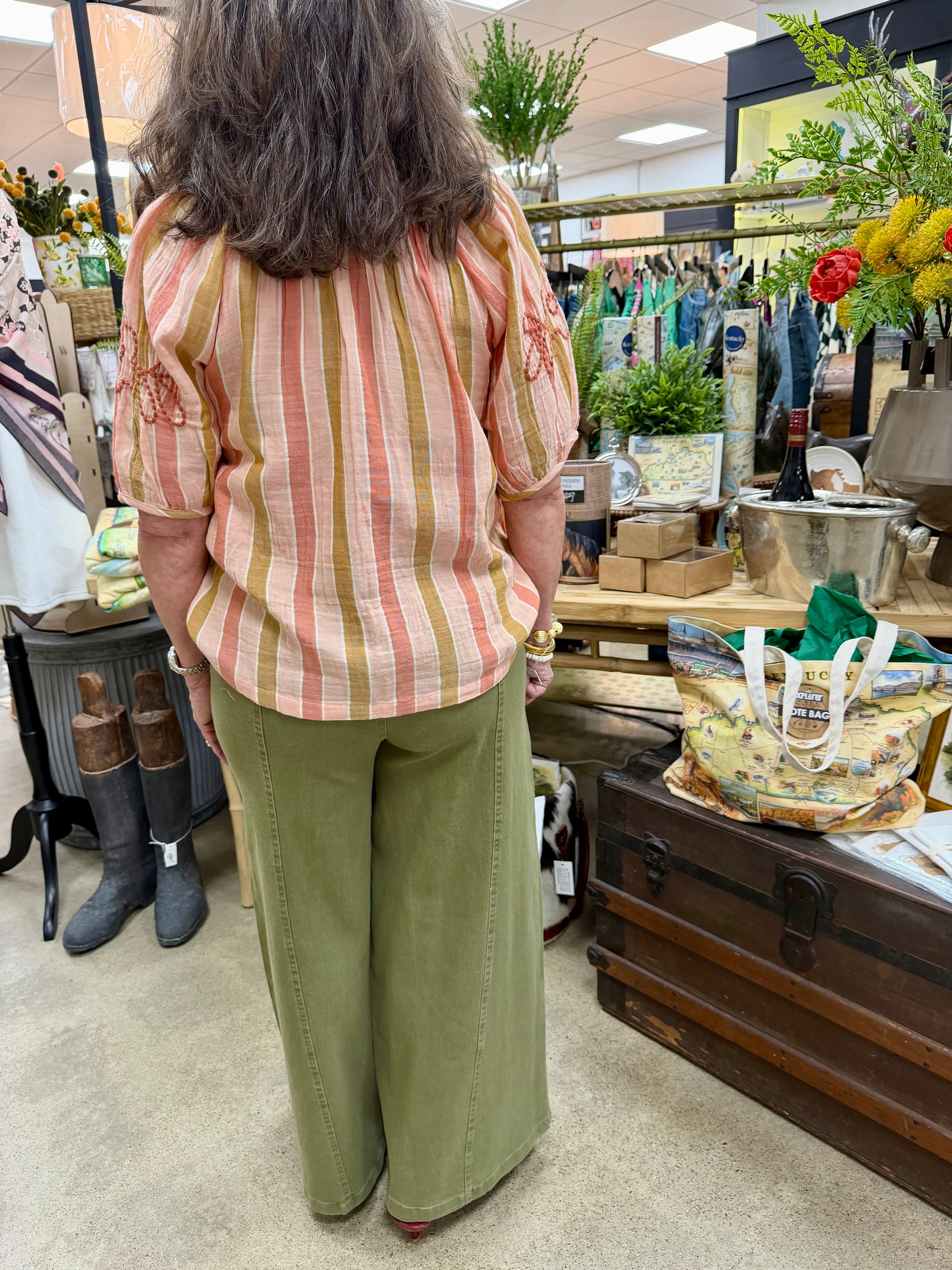 EE Mineral Washed Wide Leg Pants